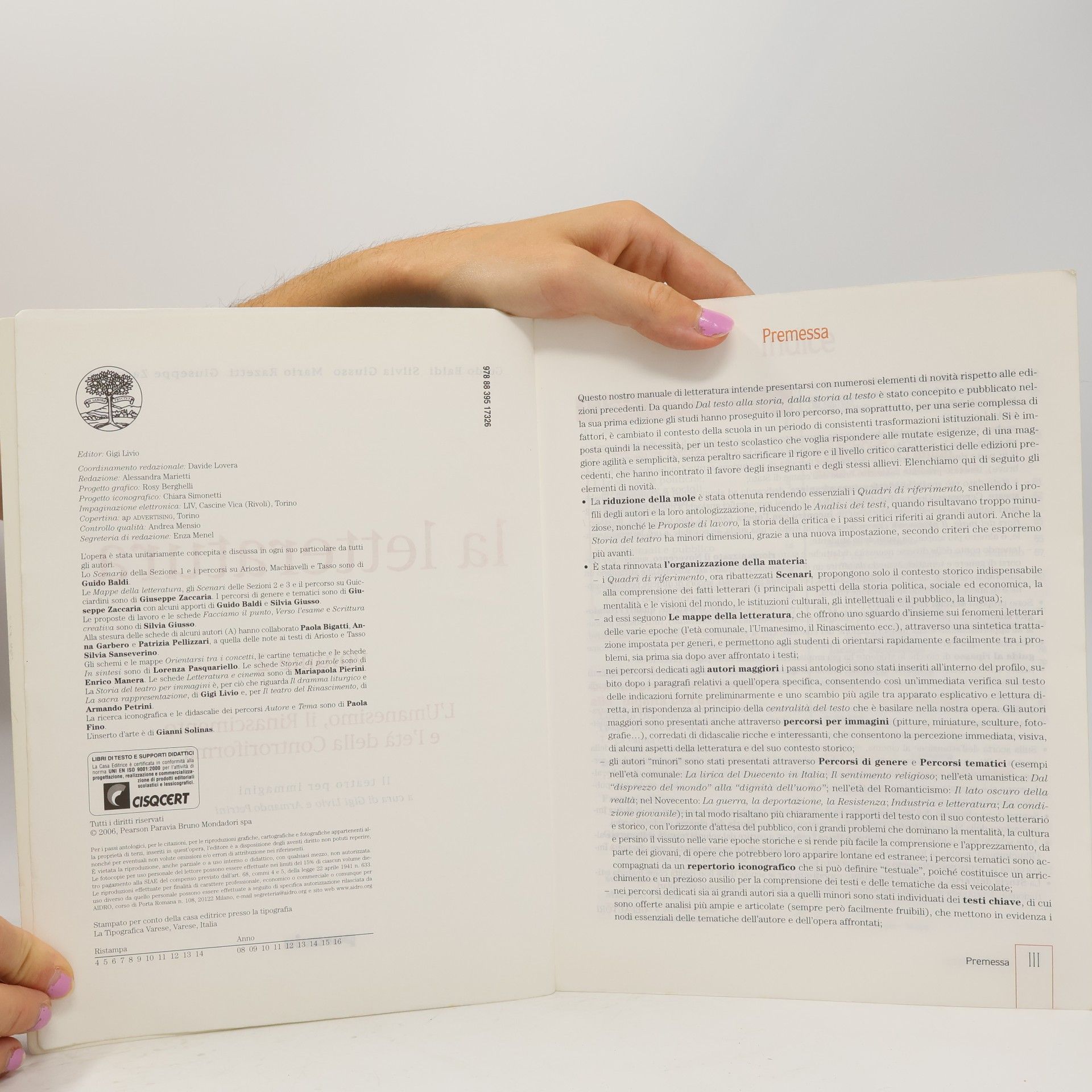 Guido Baldi La letteratura