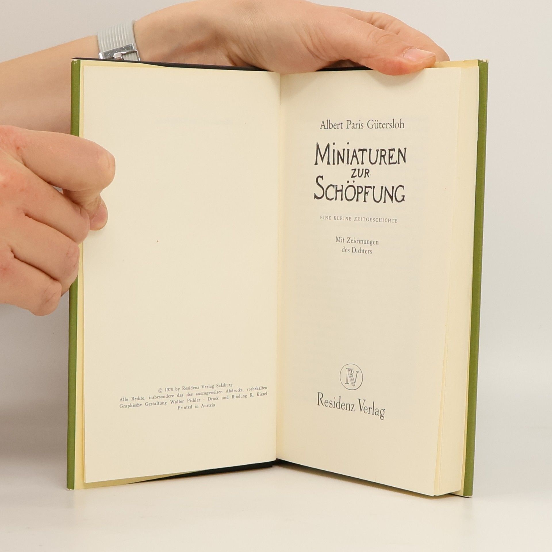 Albert Paris Gütersloh Miniaturen zur Schöpfung