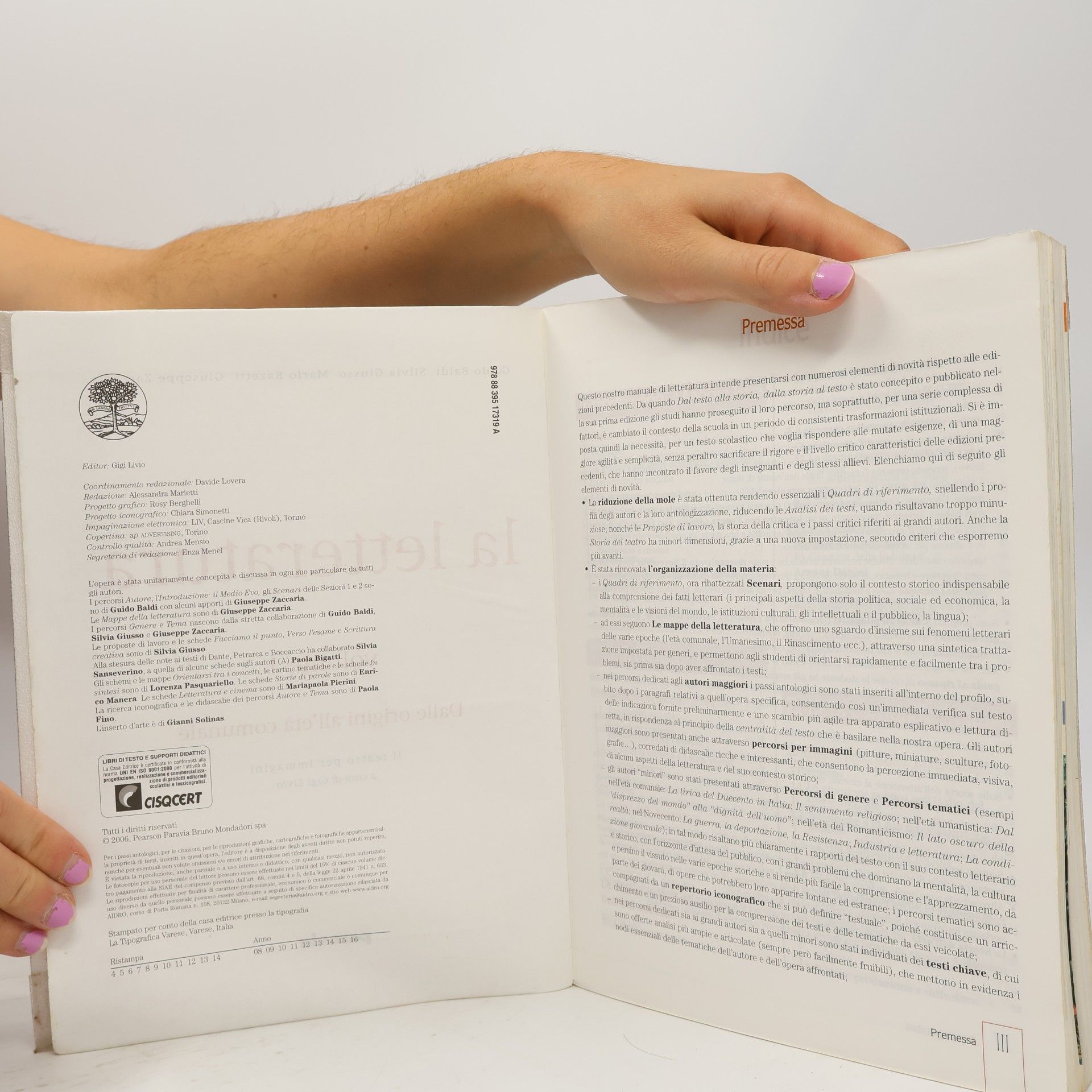 Guido Baldi La letteratura. Per le scuole superiori. Dalle origini all'età comunale