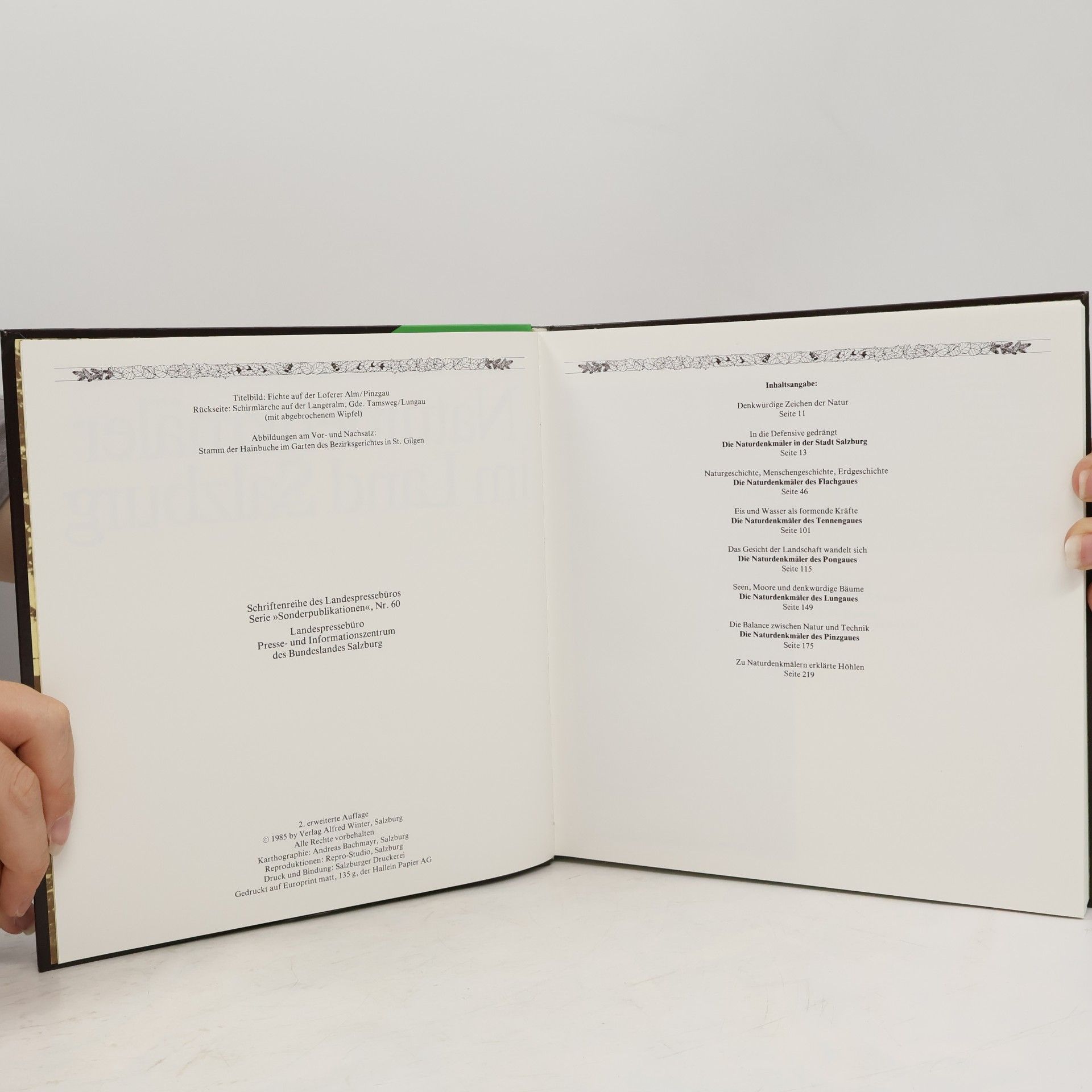 Werner Thuswaldner Naturdenkmäler im Land Salzburg 2