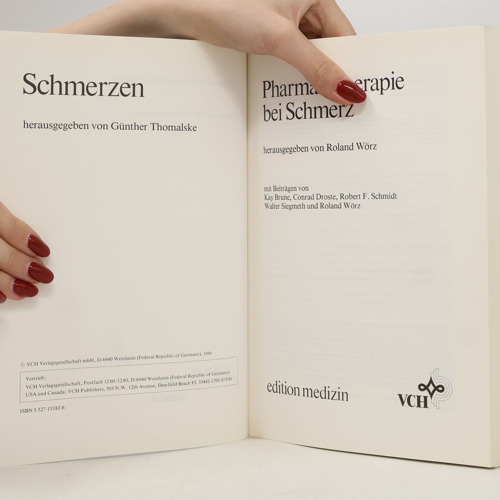 Günther Thomalske Schmerzen: Pharmakotherapie bei Schmerz