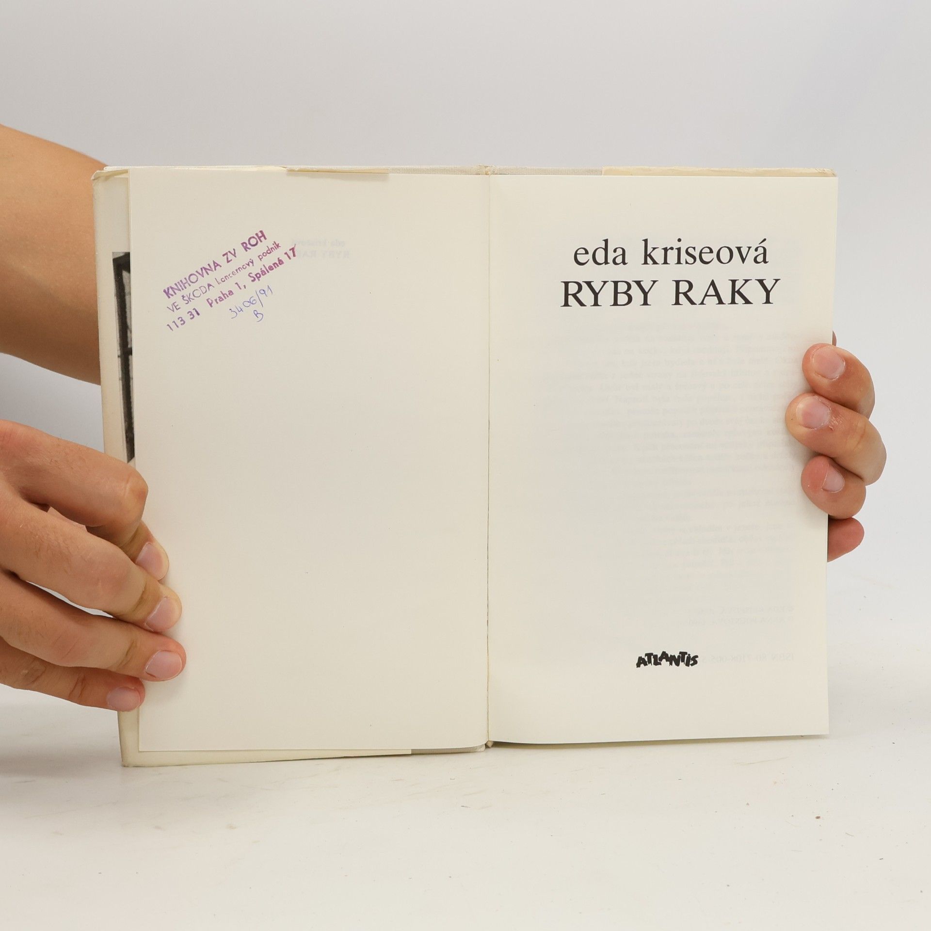 Eda Kriseová Ryby raky