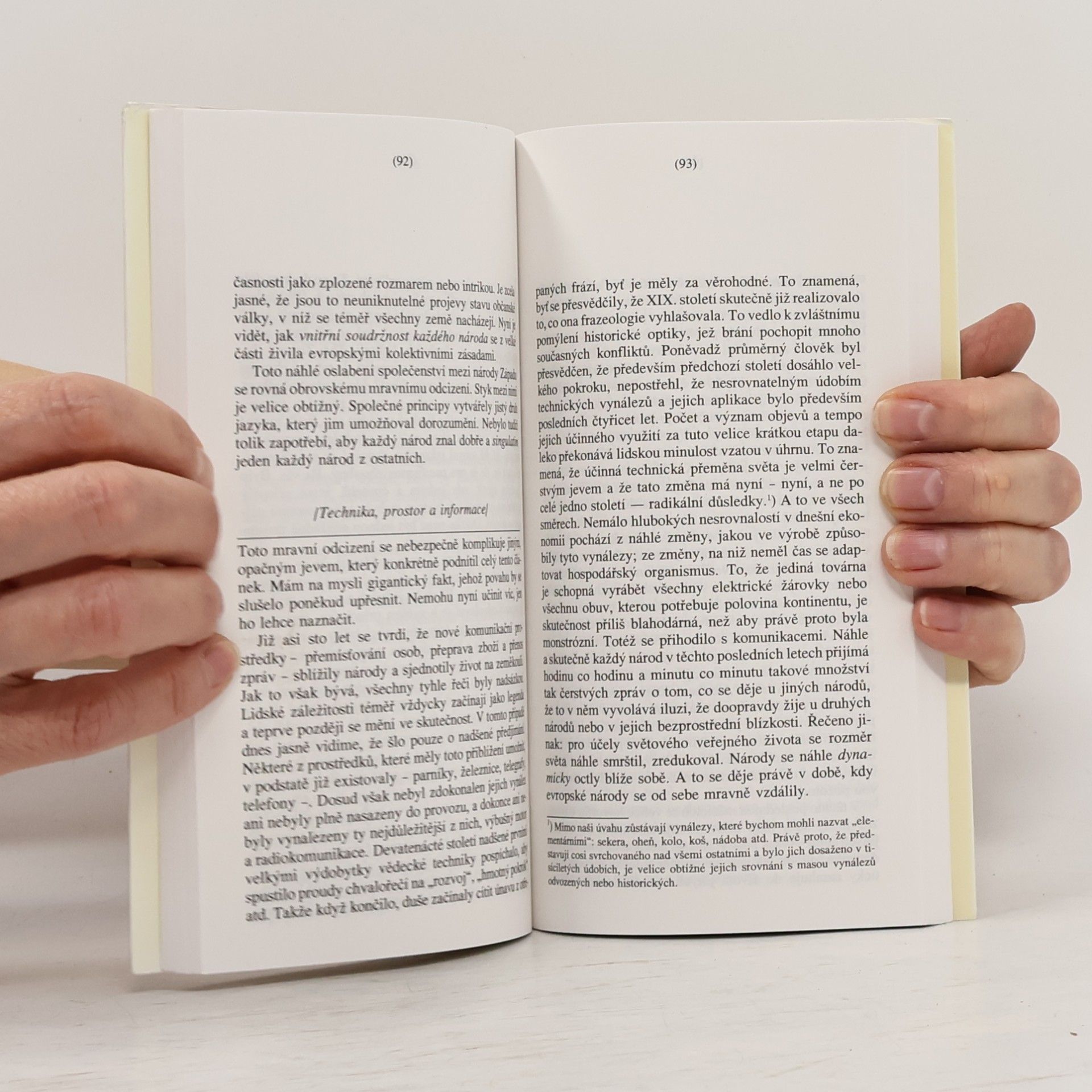 José Ortega y Gasset Evropa a idea Národa