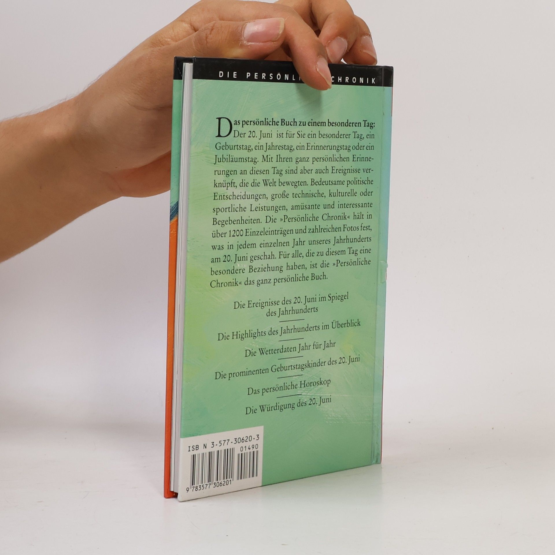 Autorenkollektiv Die persönliche Chronik. Das Buch vom 20. Juni