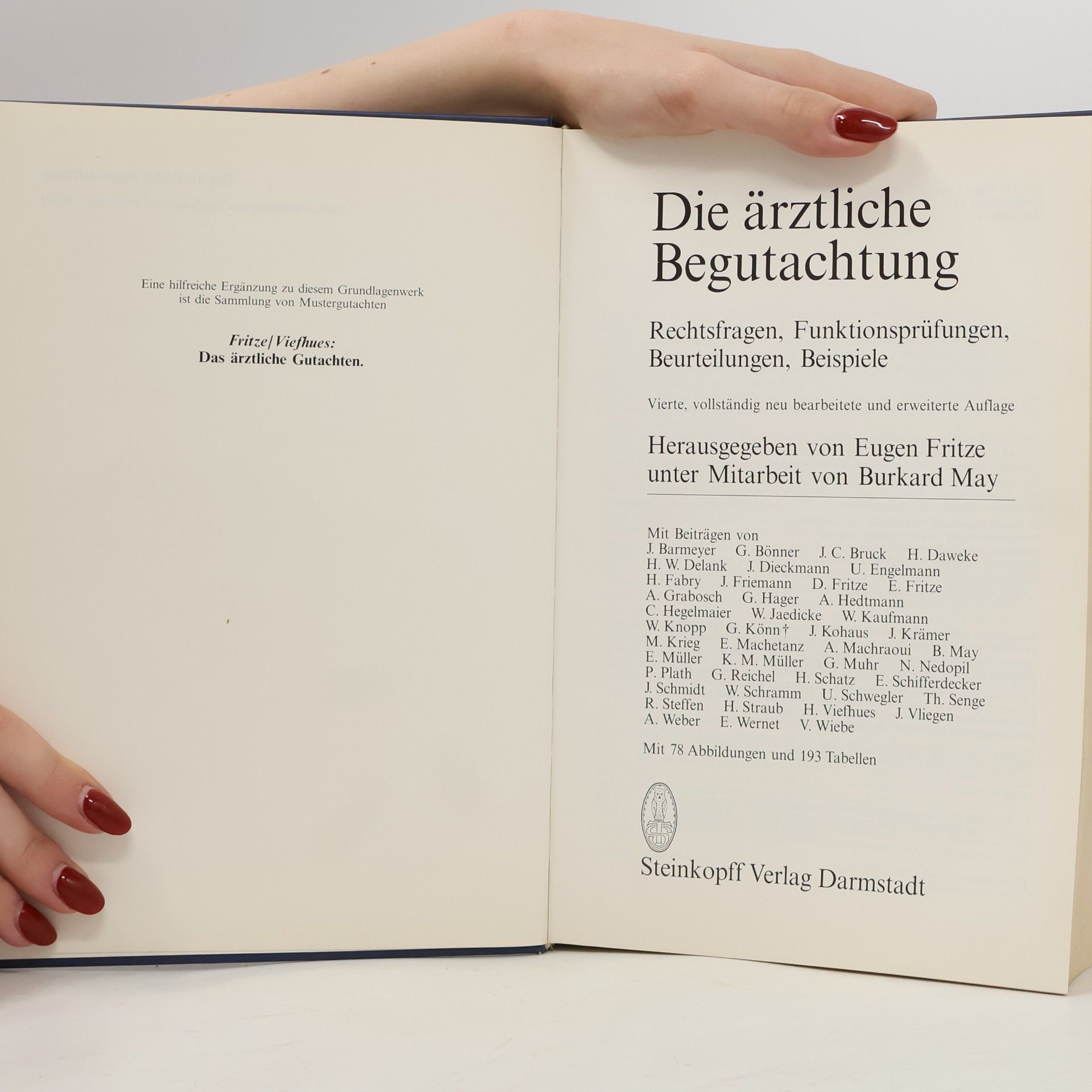 Eugen Fritze Die ärztliche Begutachtung