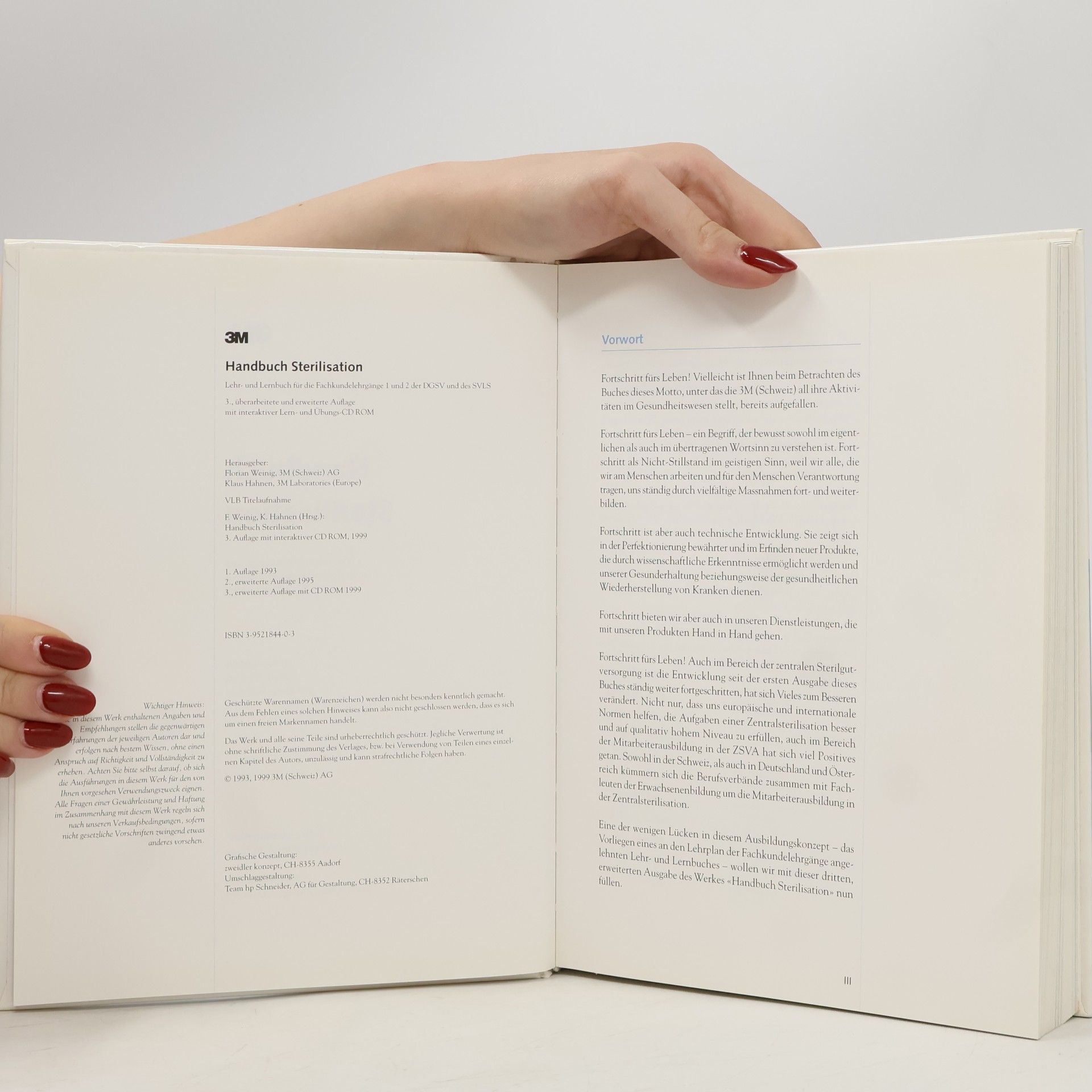 Florian Weinig Handbuch Sterilisation mit interaktiver CD-ROM, Lehr- und Lernbuch für die Fachkundelehrgänge 1 und 2 der DGSV und des SVLS