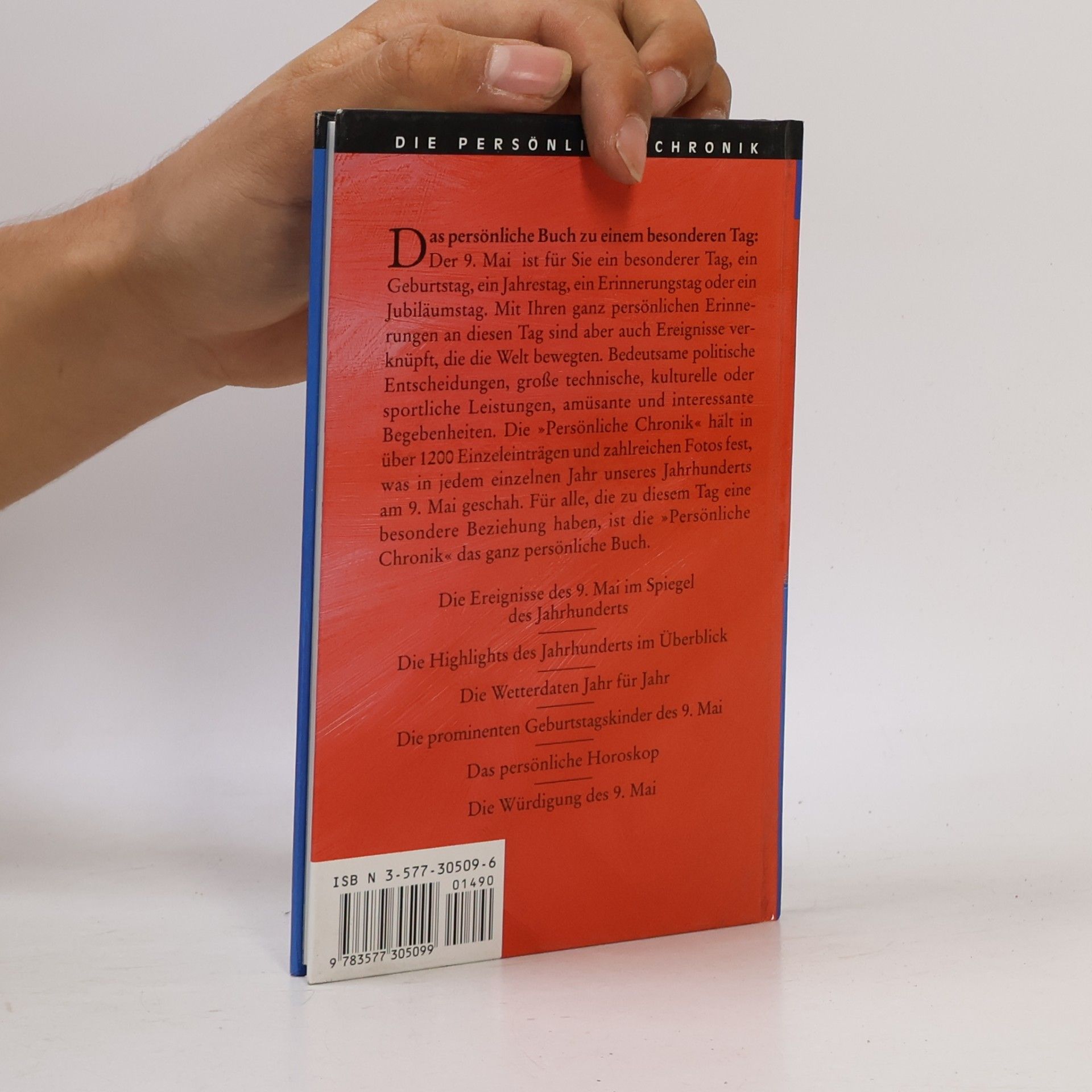 Auteurscollectief Die persönliche Chronik. Das Buch vom 9. Mai