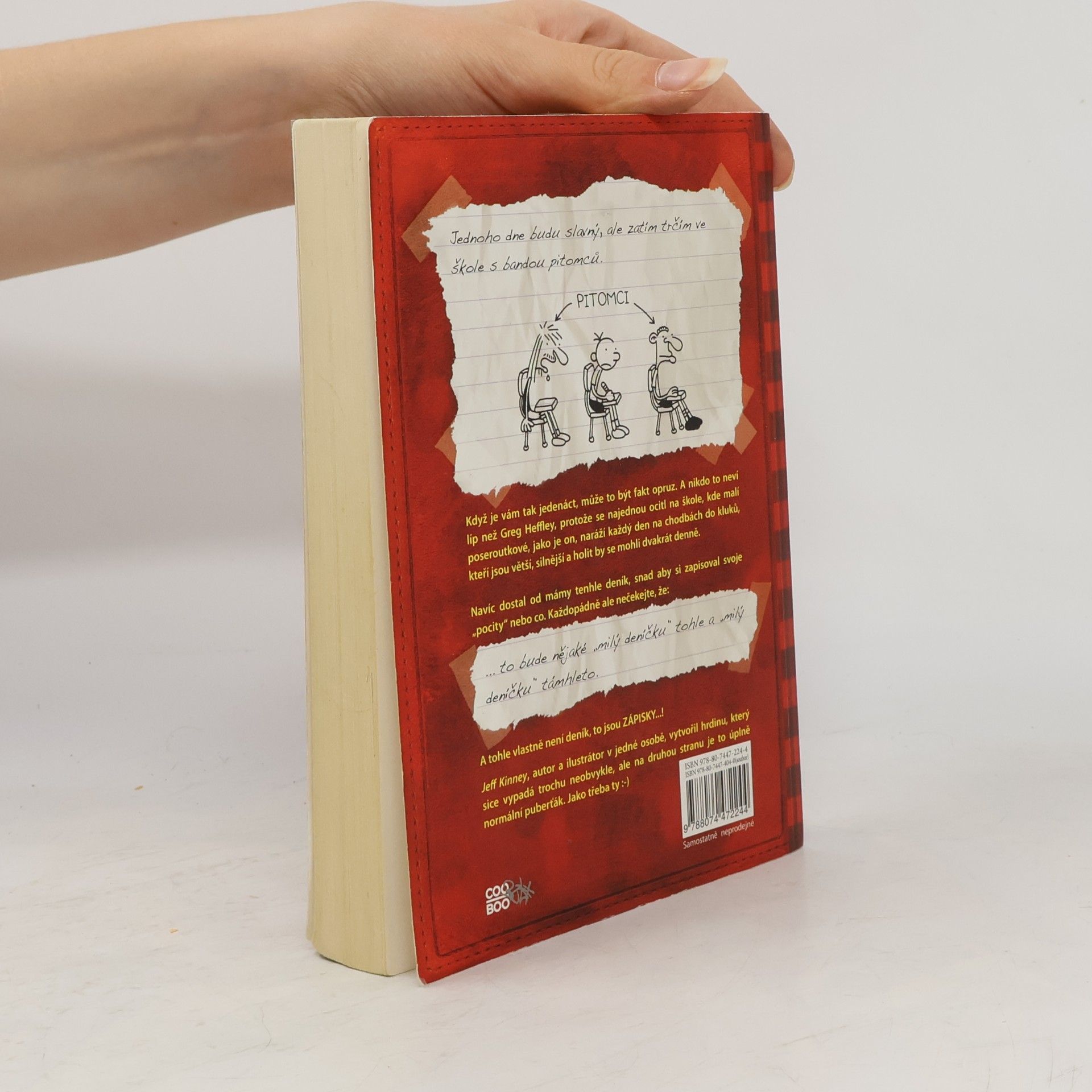 Jeff Kinney Deník malého poseroutky 1