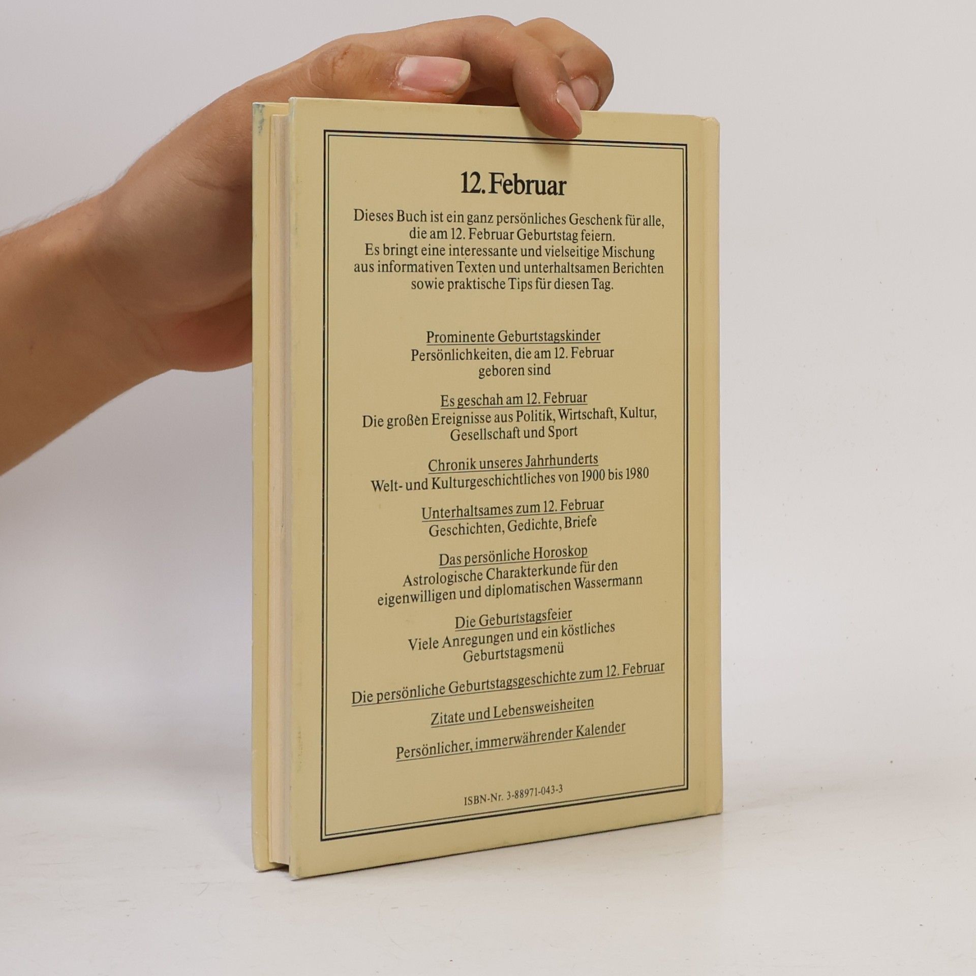 Autorenkollektiv Das persönliche Geburtstagsbuch