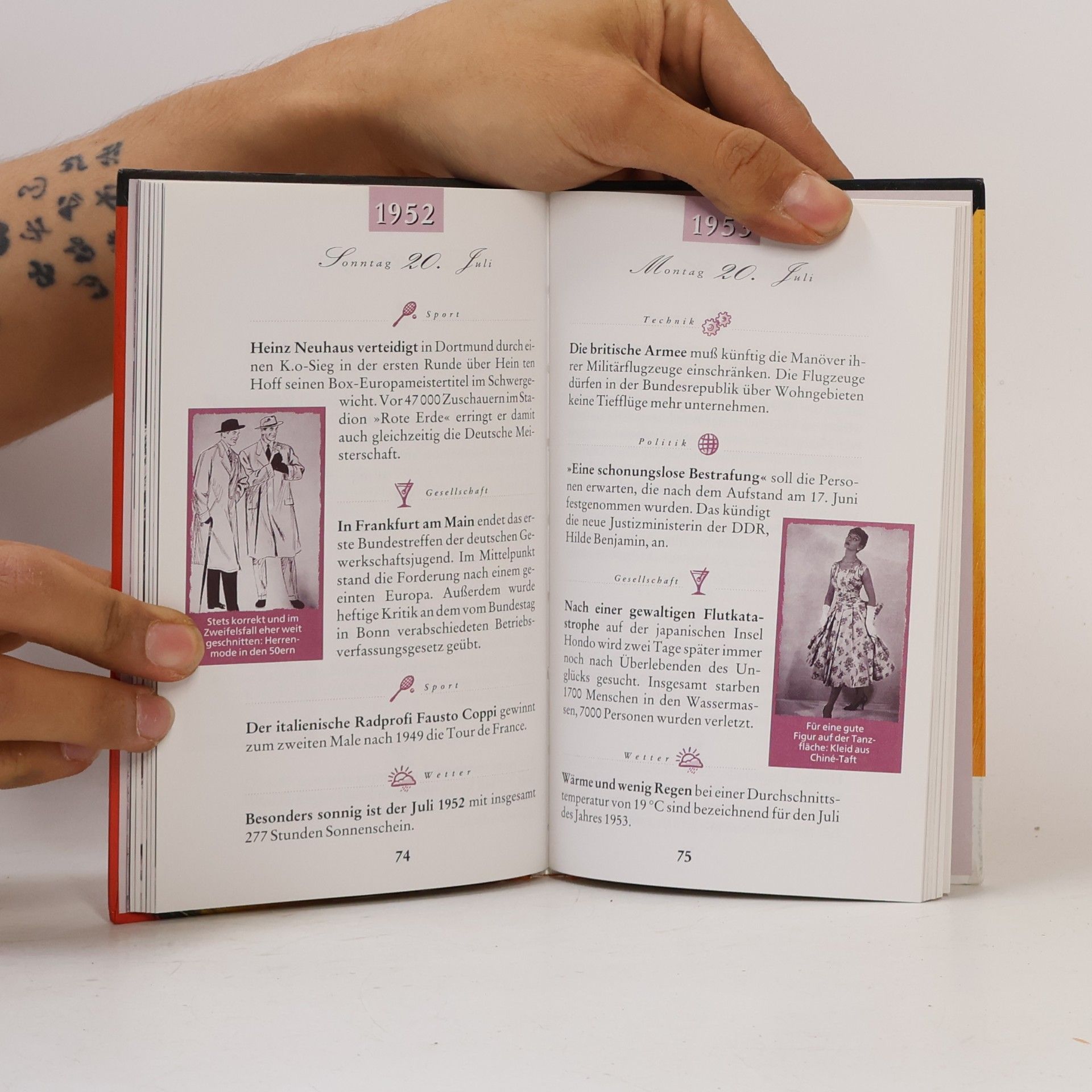 Die Persönliche Chronik. Das Buch vom 20. Juli