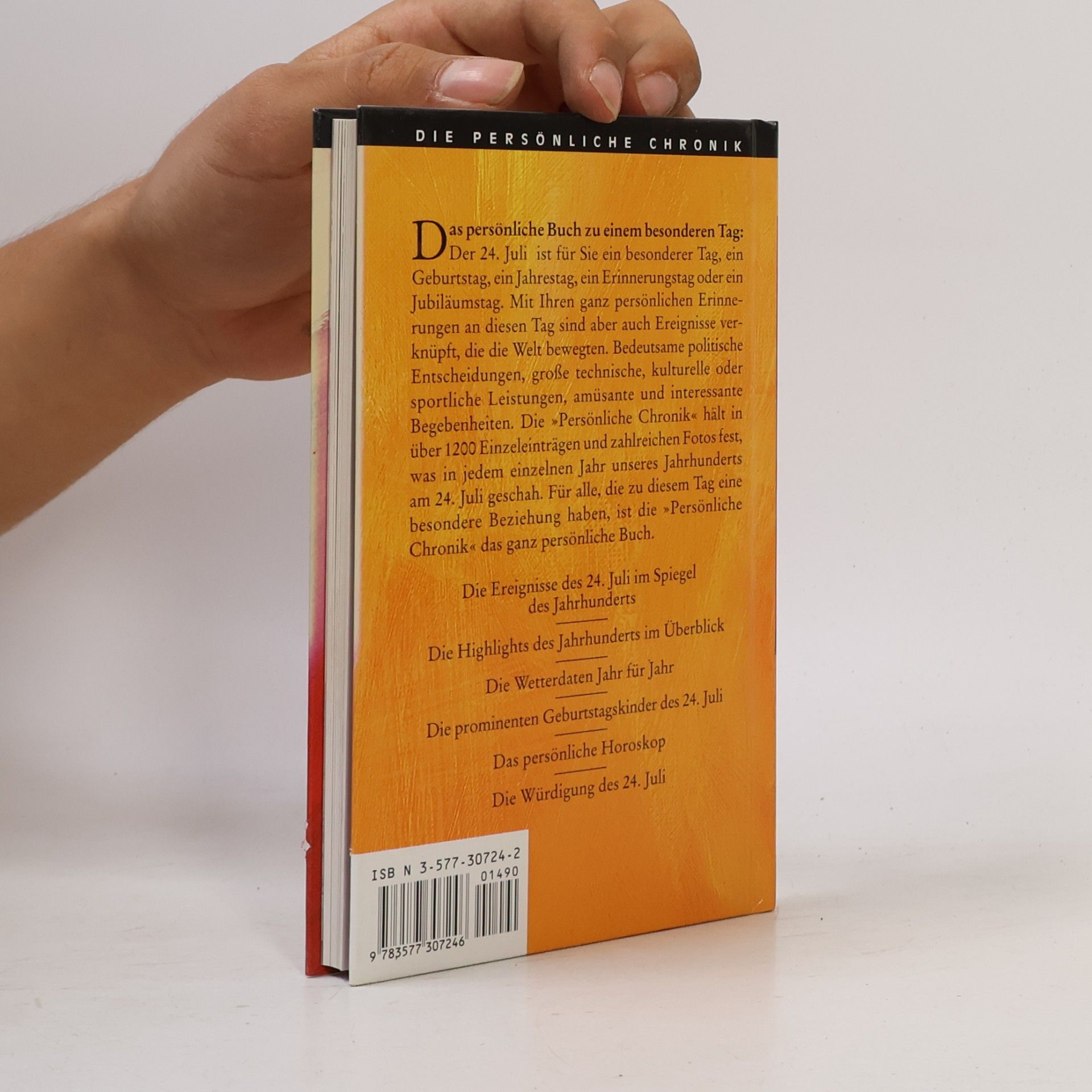 Die Persönliche Chronik, in 366 Bdn., 24. Juli