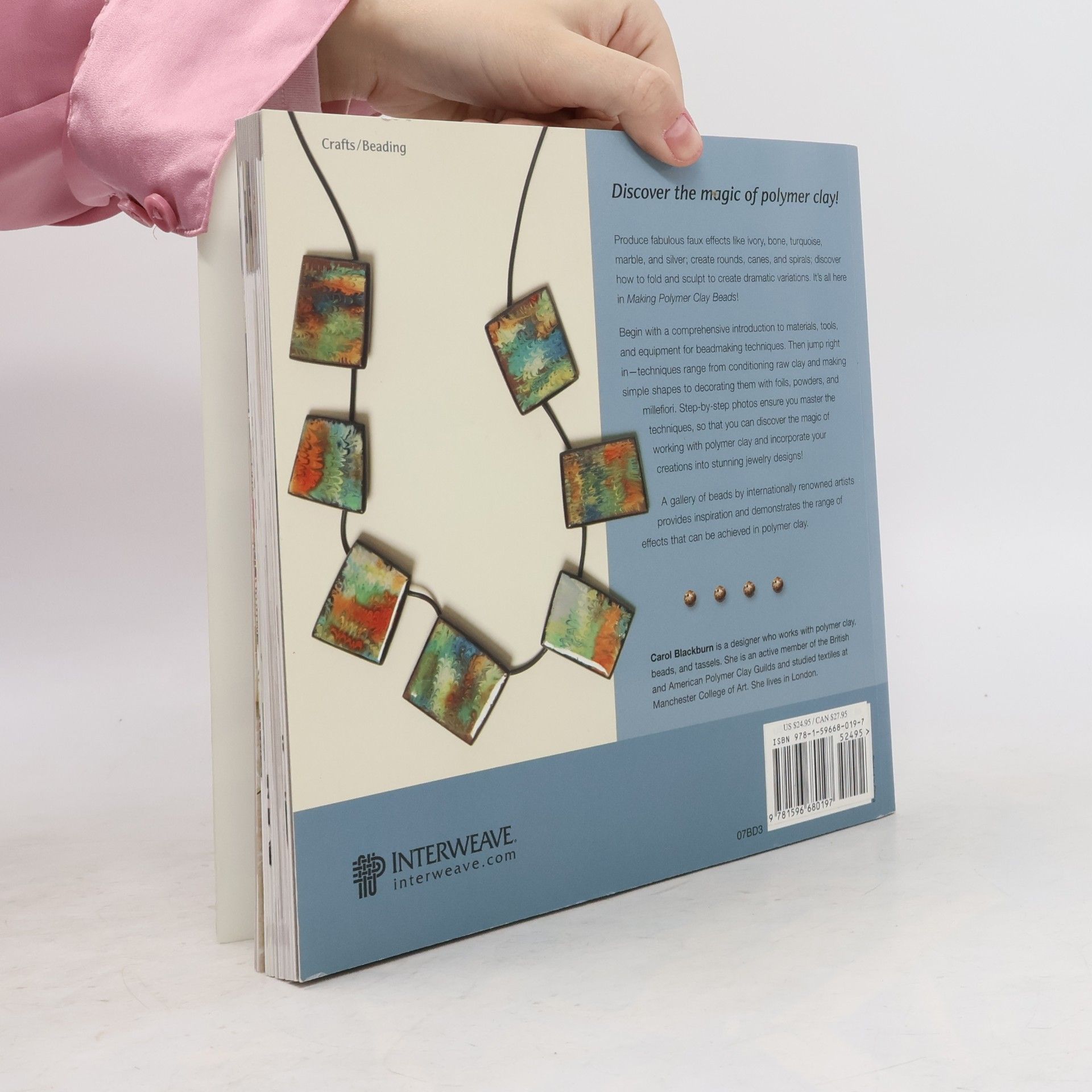 Carol Blackburn Making polymer clay beads