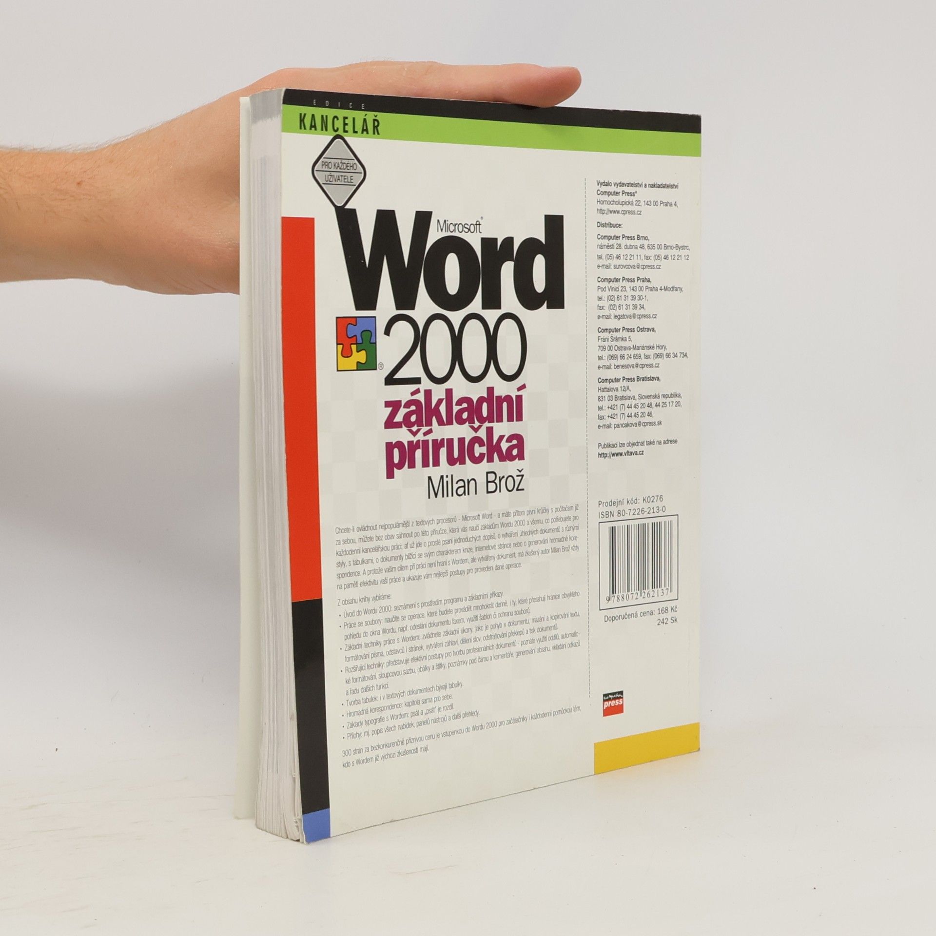 Milan Brož Microsoft Word CZ 2000. Základní příručka