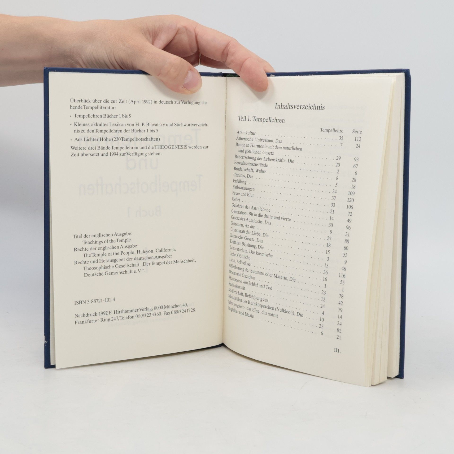 Autorenkollektiv Tempellehren 1-5