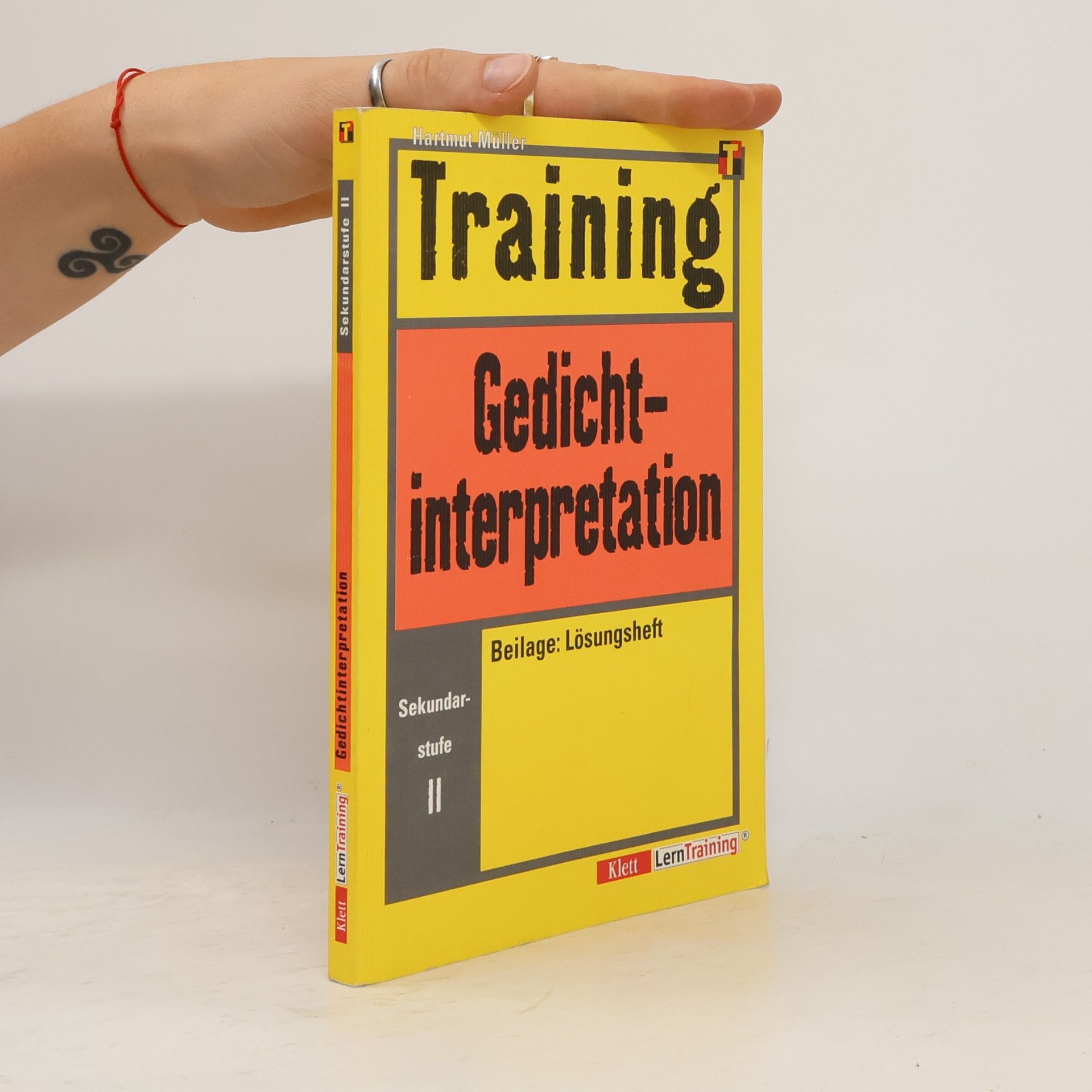 Hartmut Müller Training, Gedichtinterpretation, Sekundarstufe II