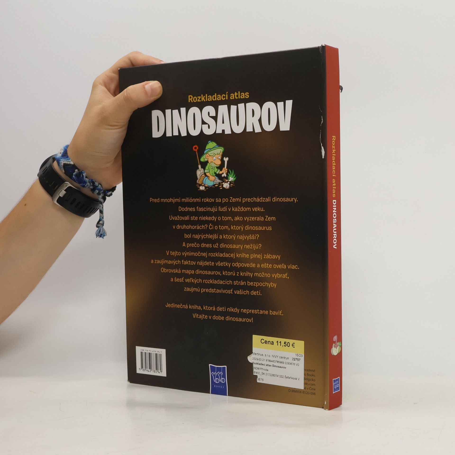 Jo Dupre bvba Rozkladací atlas Dinosaurov