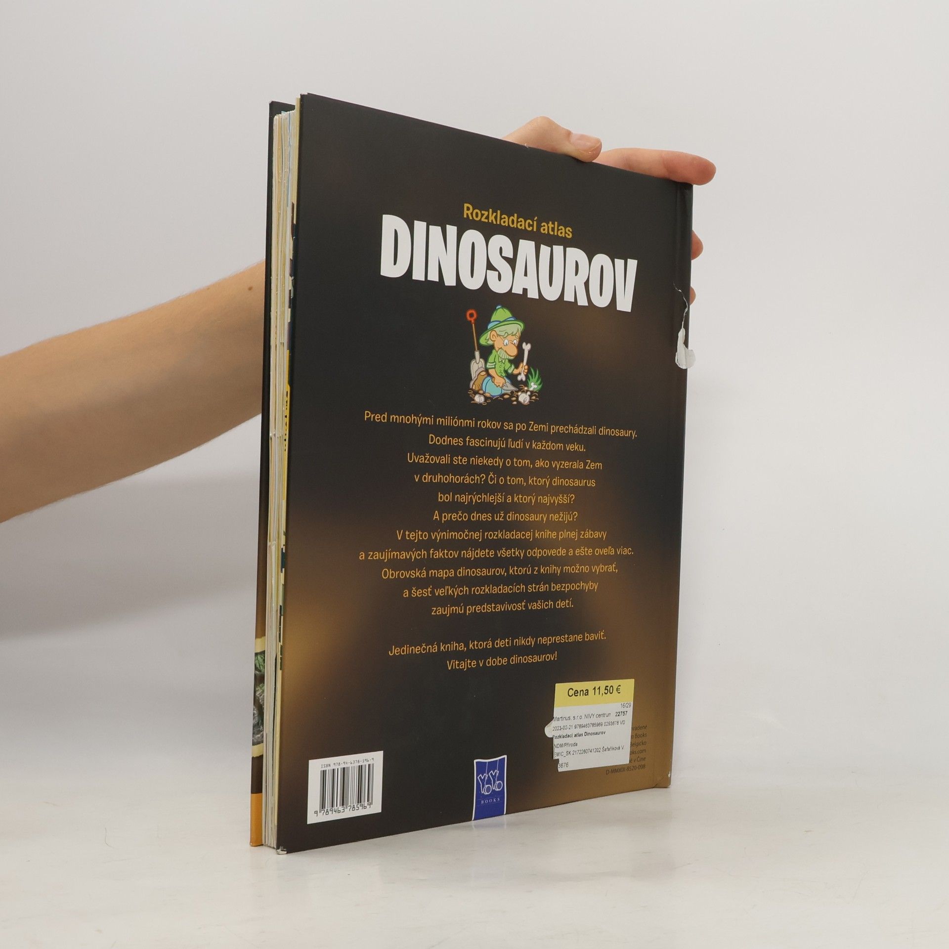 Jo Dupre bvba Rozkladací atlas Dinosaurov