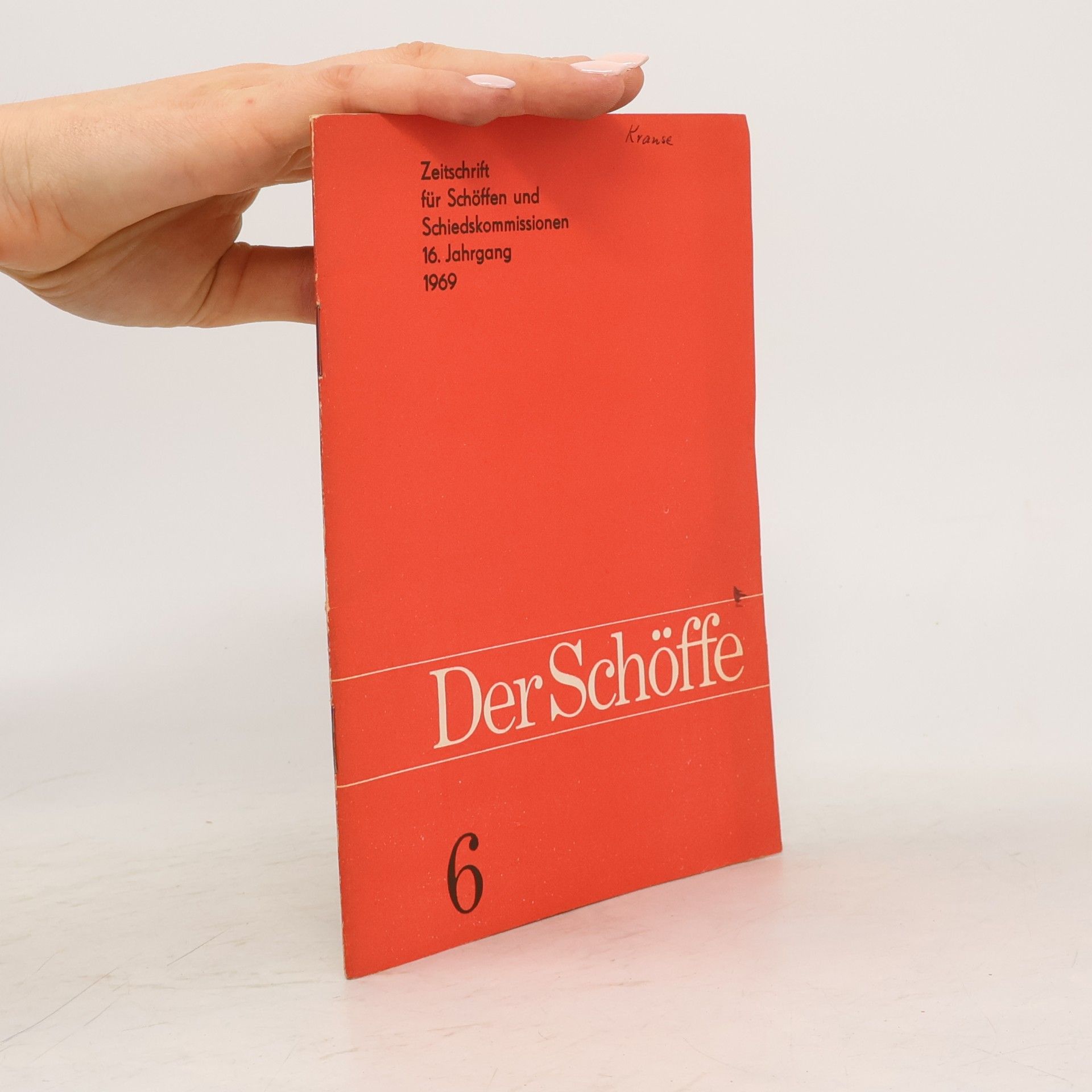 Various authors Der Schöffe 6