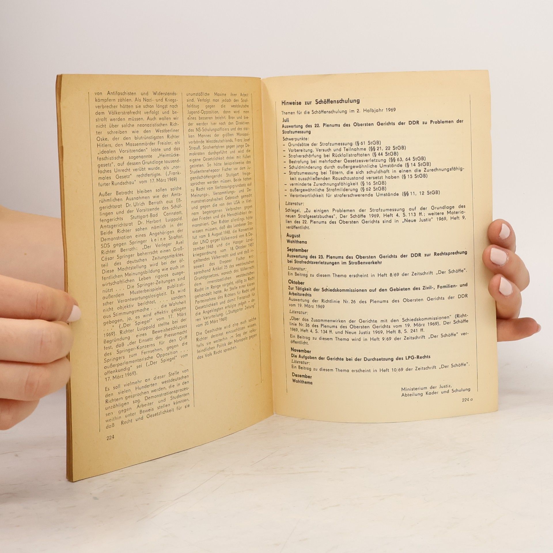 Various authors Der Schöffe 6