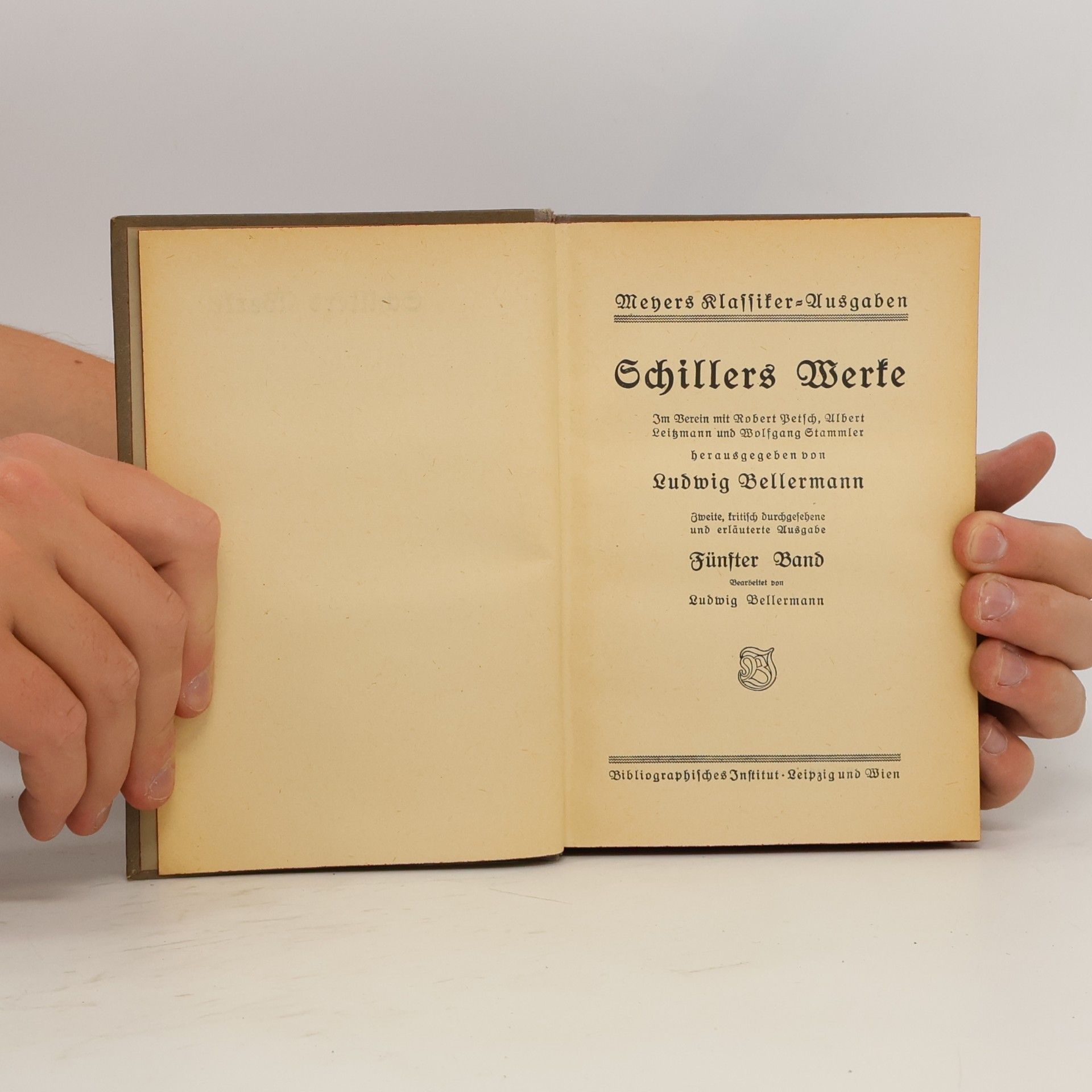 Ludwig Bellermann Schillers Werke 5