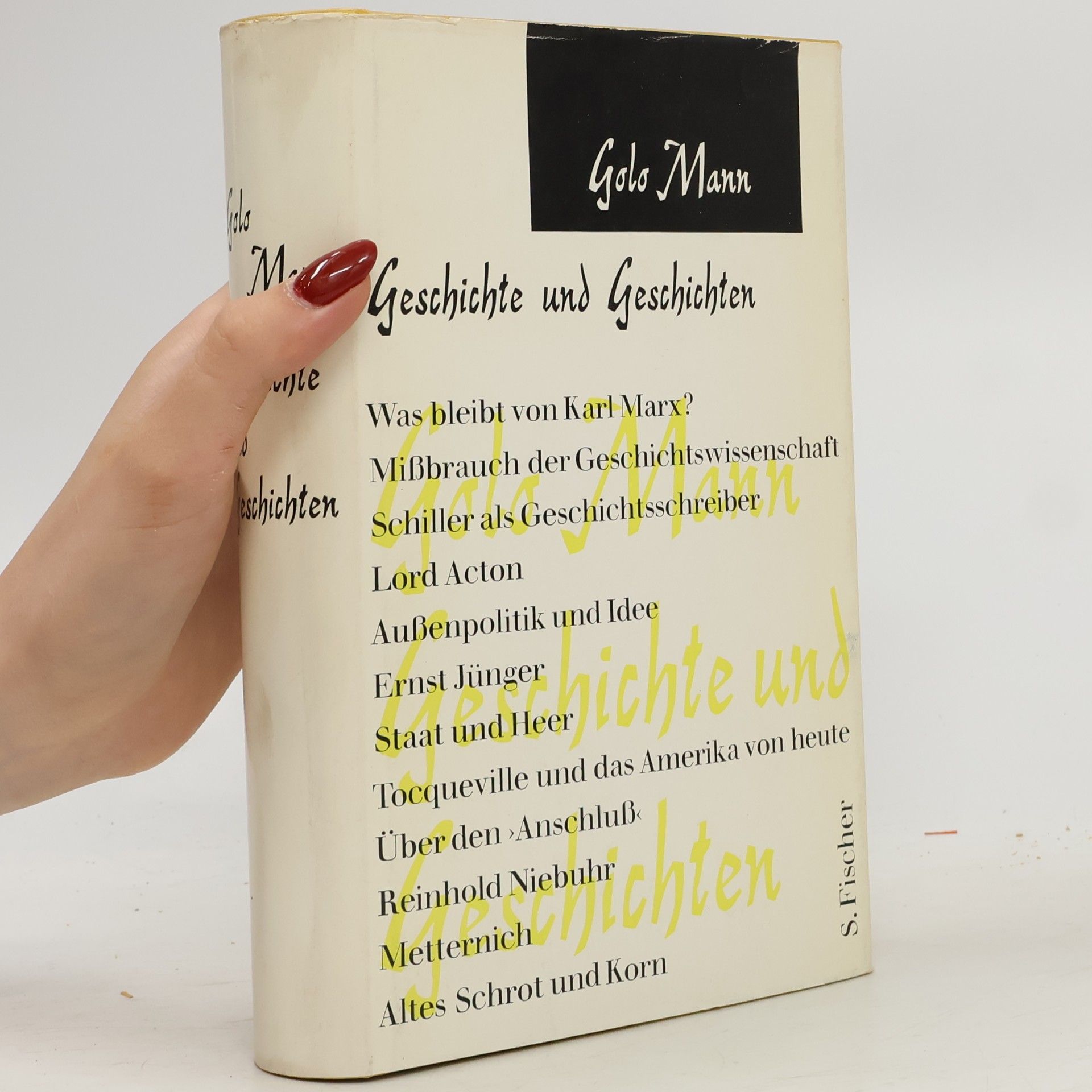 Golo Mann Geschichte und Geschichten