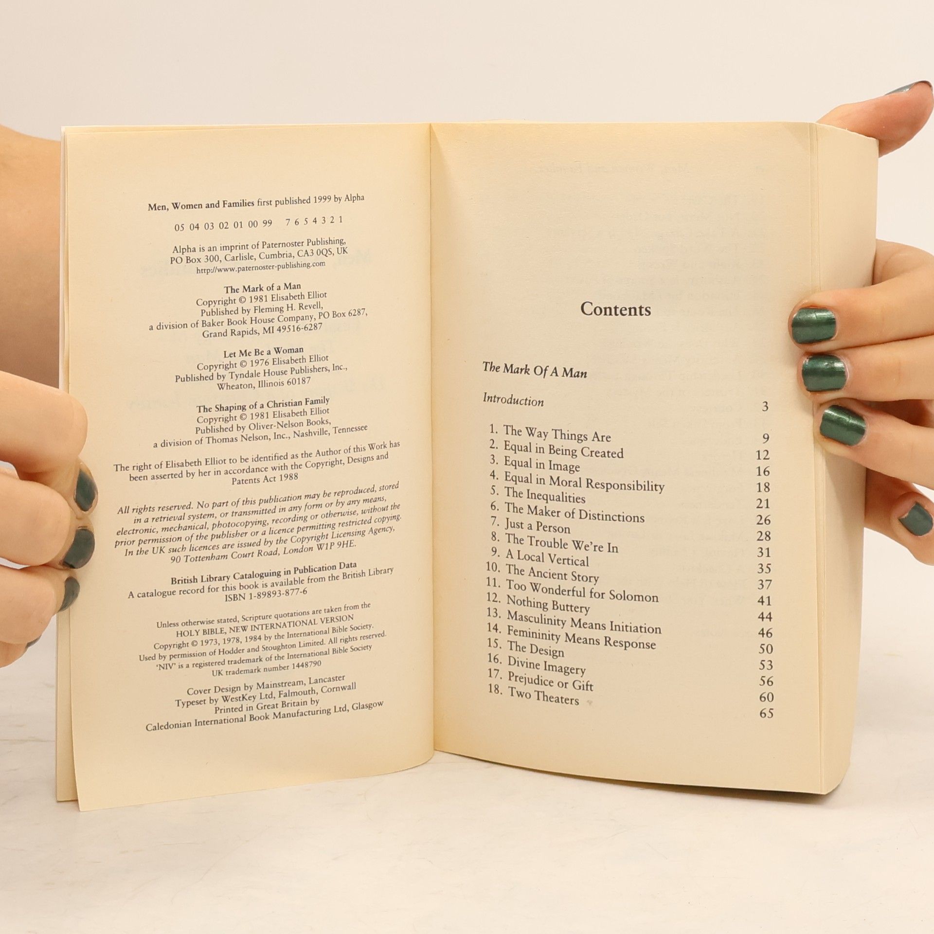 Elisabeth Elliot Elisabeth Elliot Collection: Men, Women and Families
