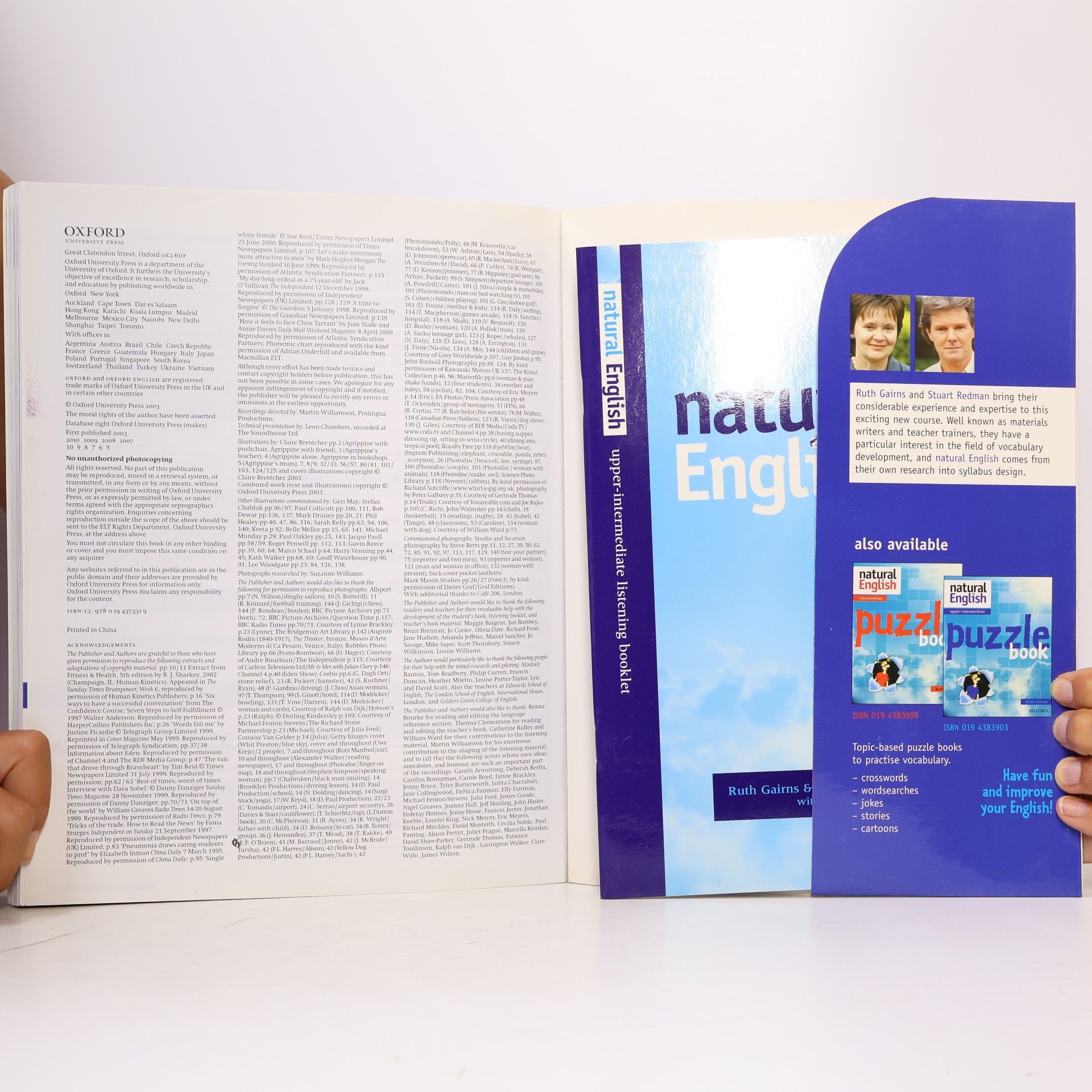 Ruth Gairns Natural English : Upper-Intermediate Student's Book (+ Listening Booklet)