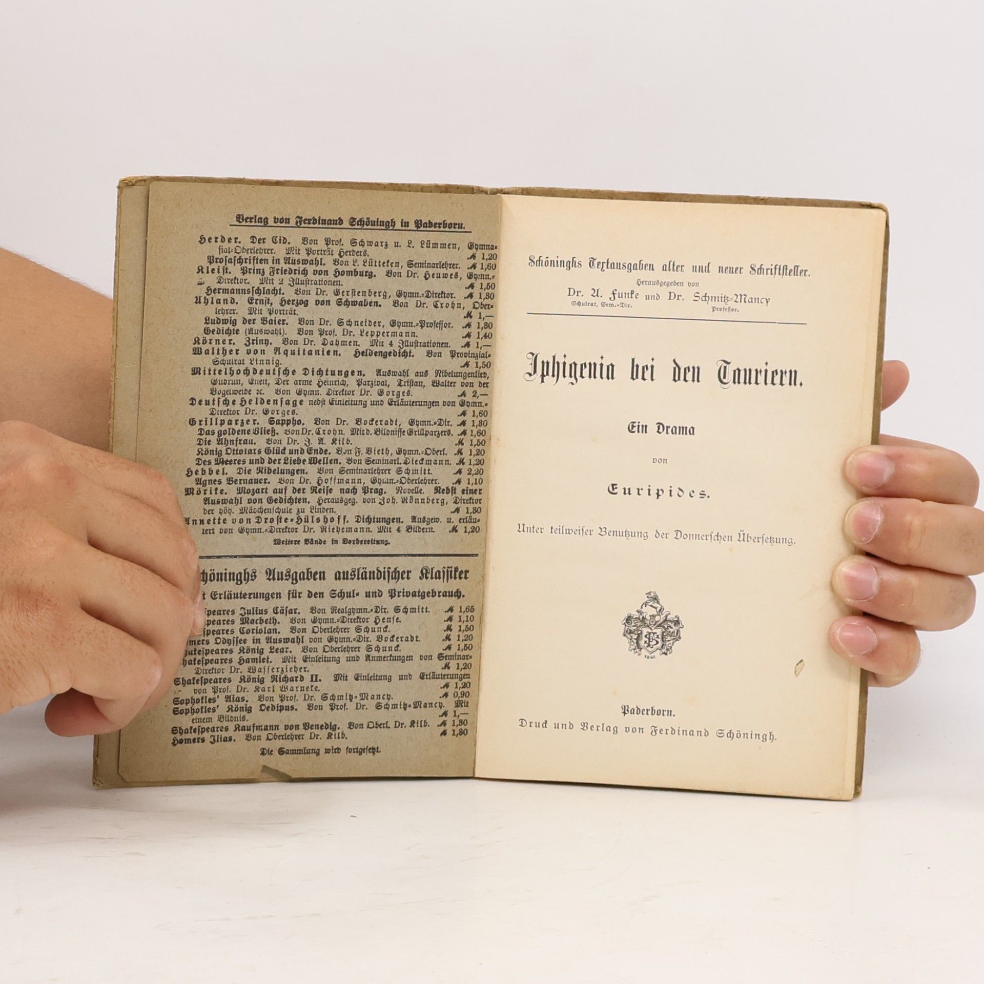 Euripides Iphigenia bei den Tauriern