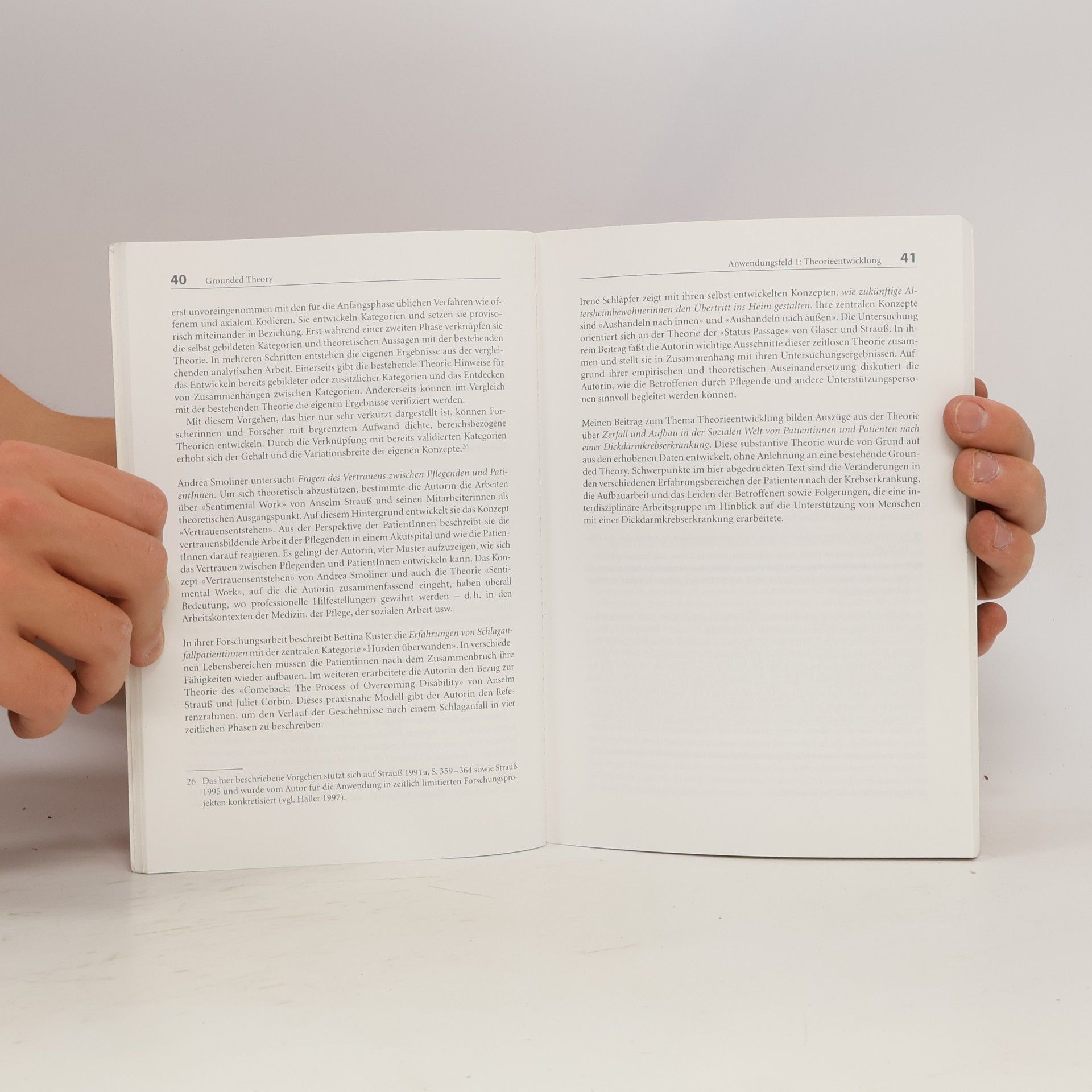 Dieter Haller Grounded Theory in der Pflegeforschung und anderen Anwendungsfeldern