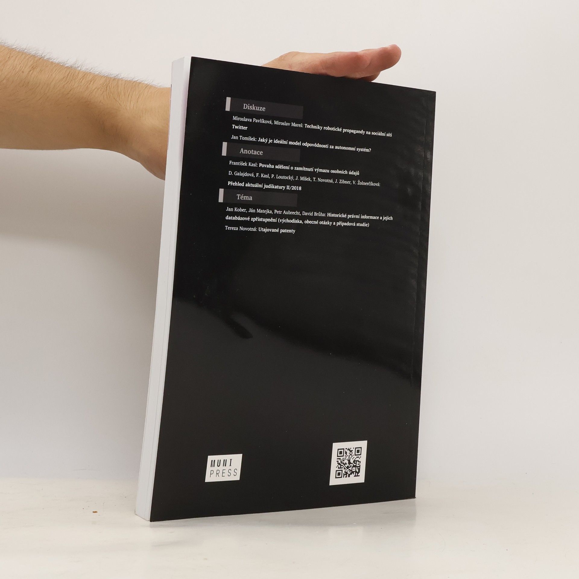 Autorenkollektiv Revue pro právo a technologie 18