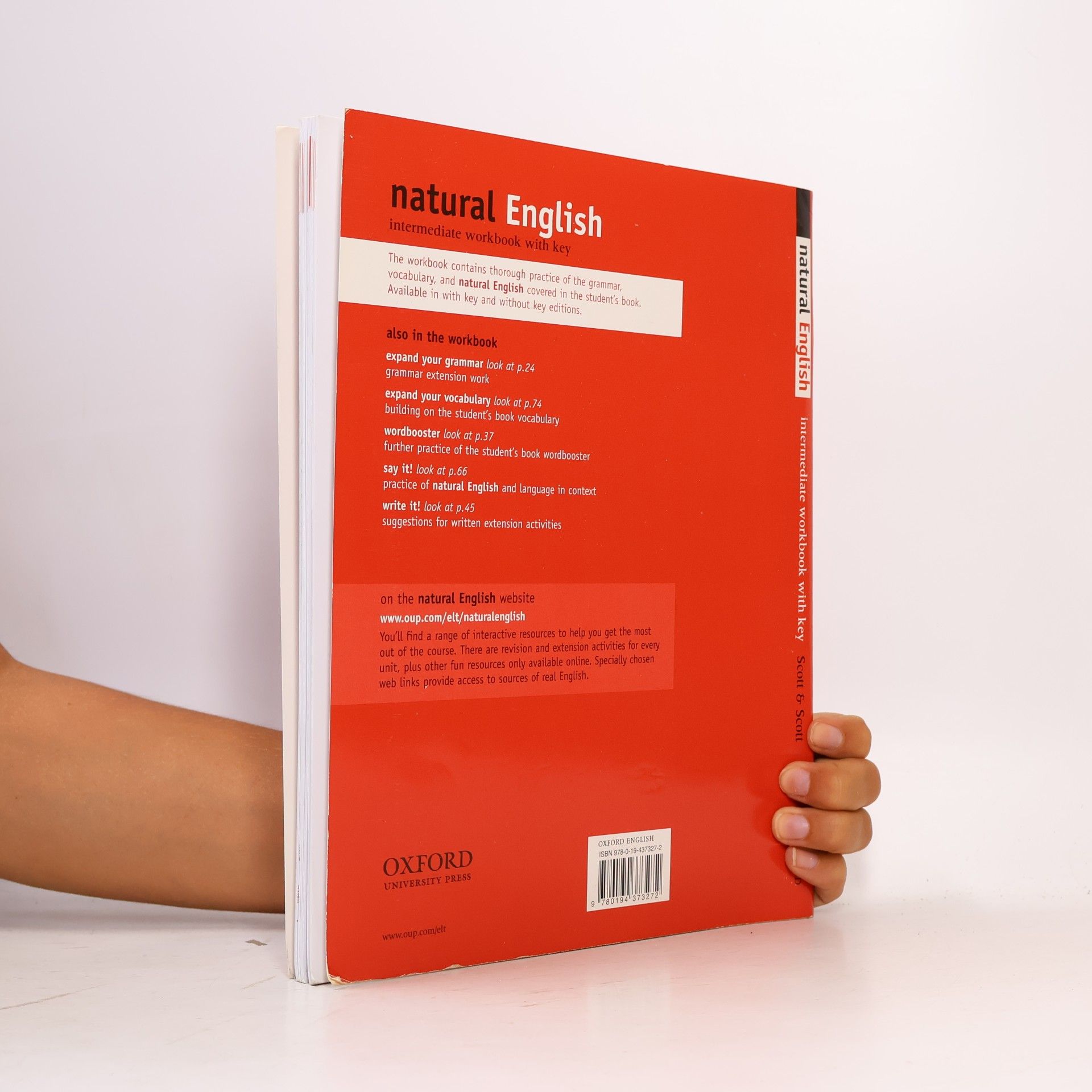 Lyn Scott Natural English: intermediate workbook with key