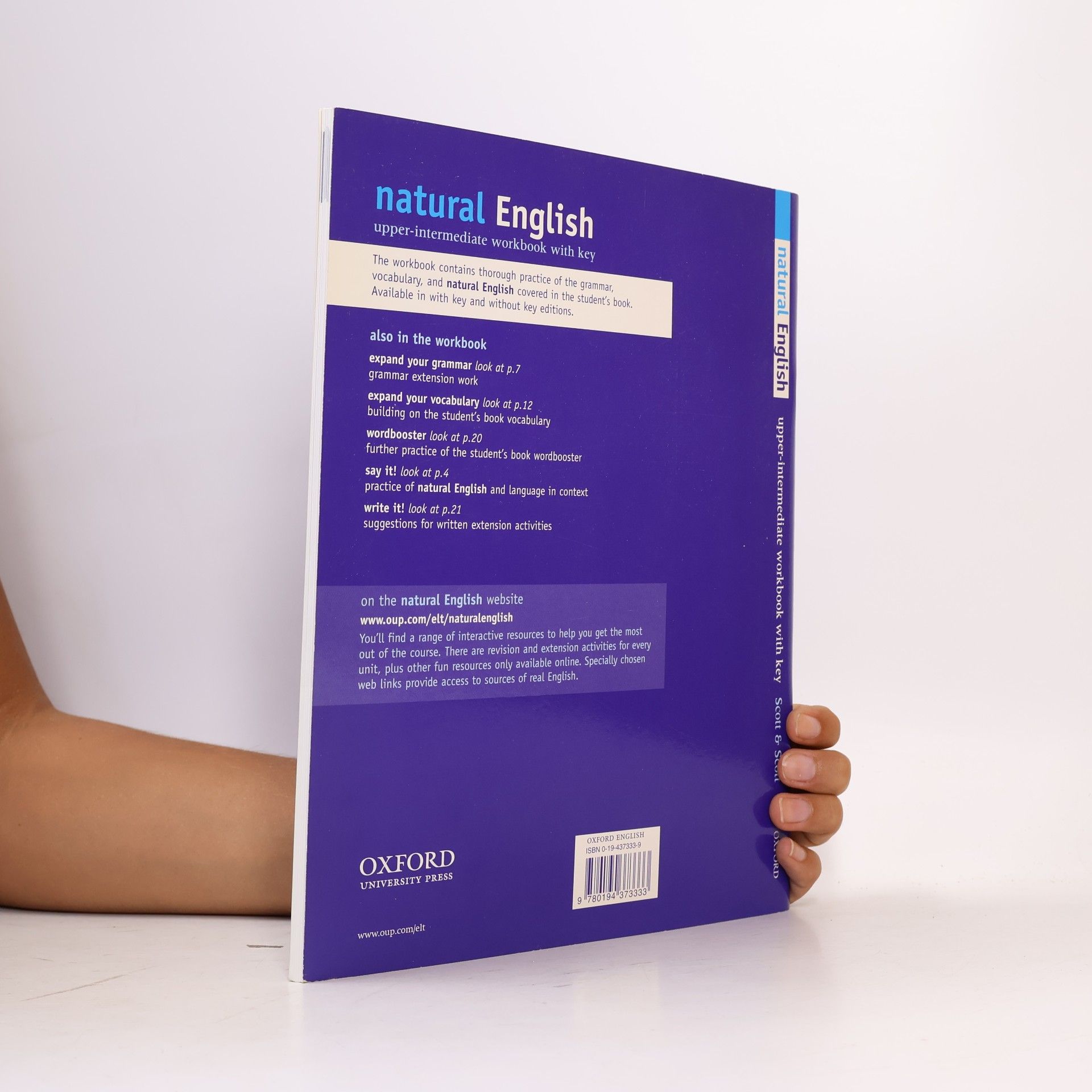 Wolfgang Bauer Natural English : Upper-intermediate Workbook with Key