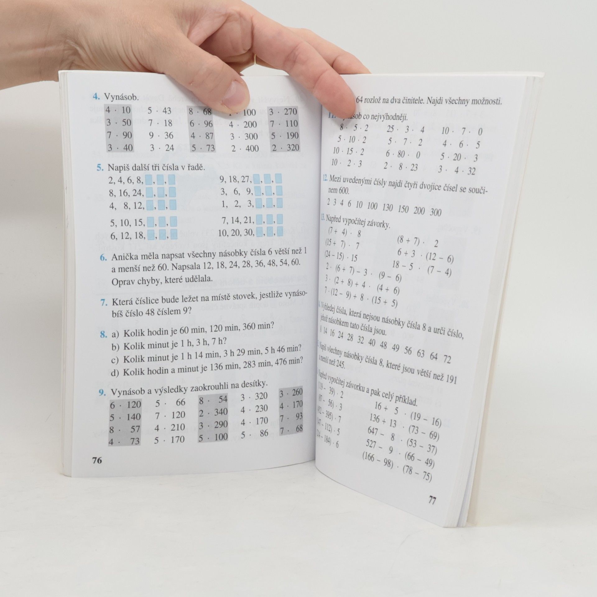 Autorenkollektiv Matematika pro 3. roč. ZŠ Svět čísel a tvarů - Sbírka úloh