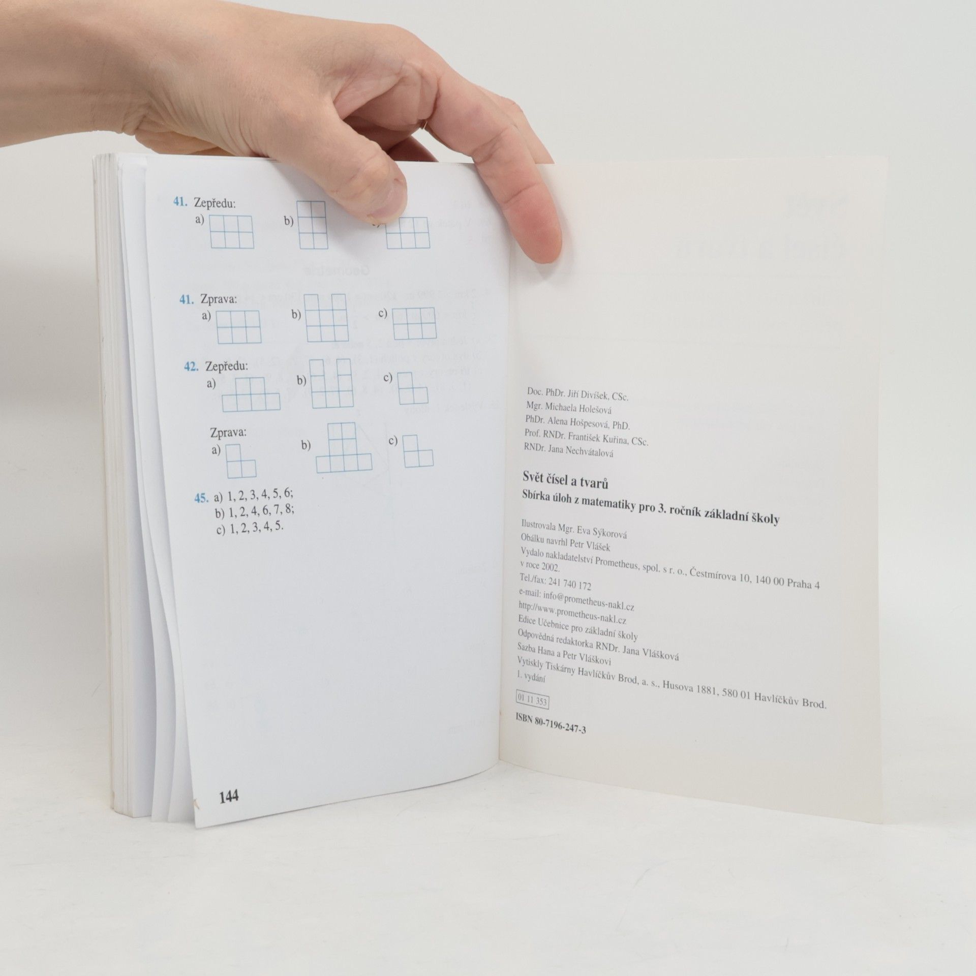Autorenkollektiv Matematika pro 3. roč. ZŠ Svět čísel a tvarů - Sbírka úloh