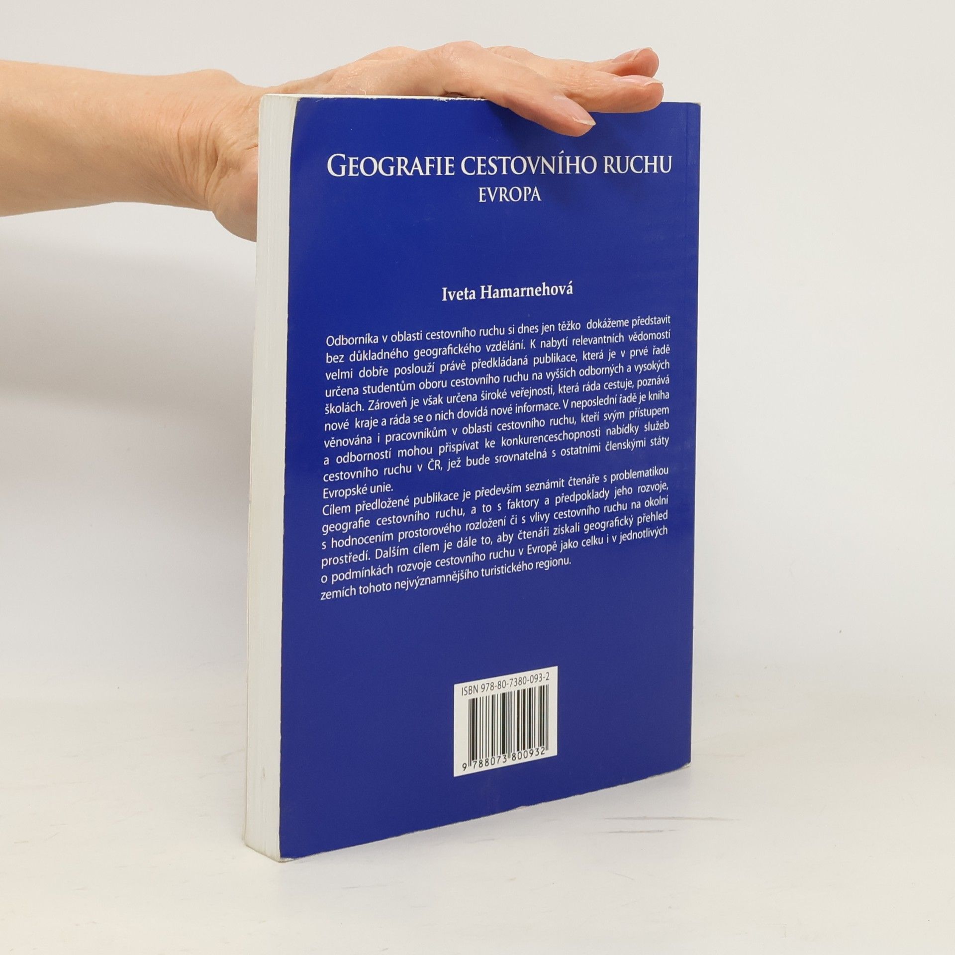 Iveta Hamarneh Geografie cestovního ruchu: Evropa