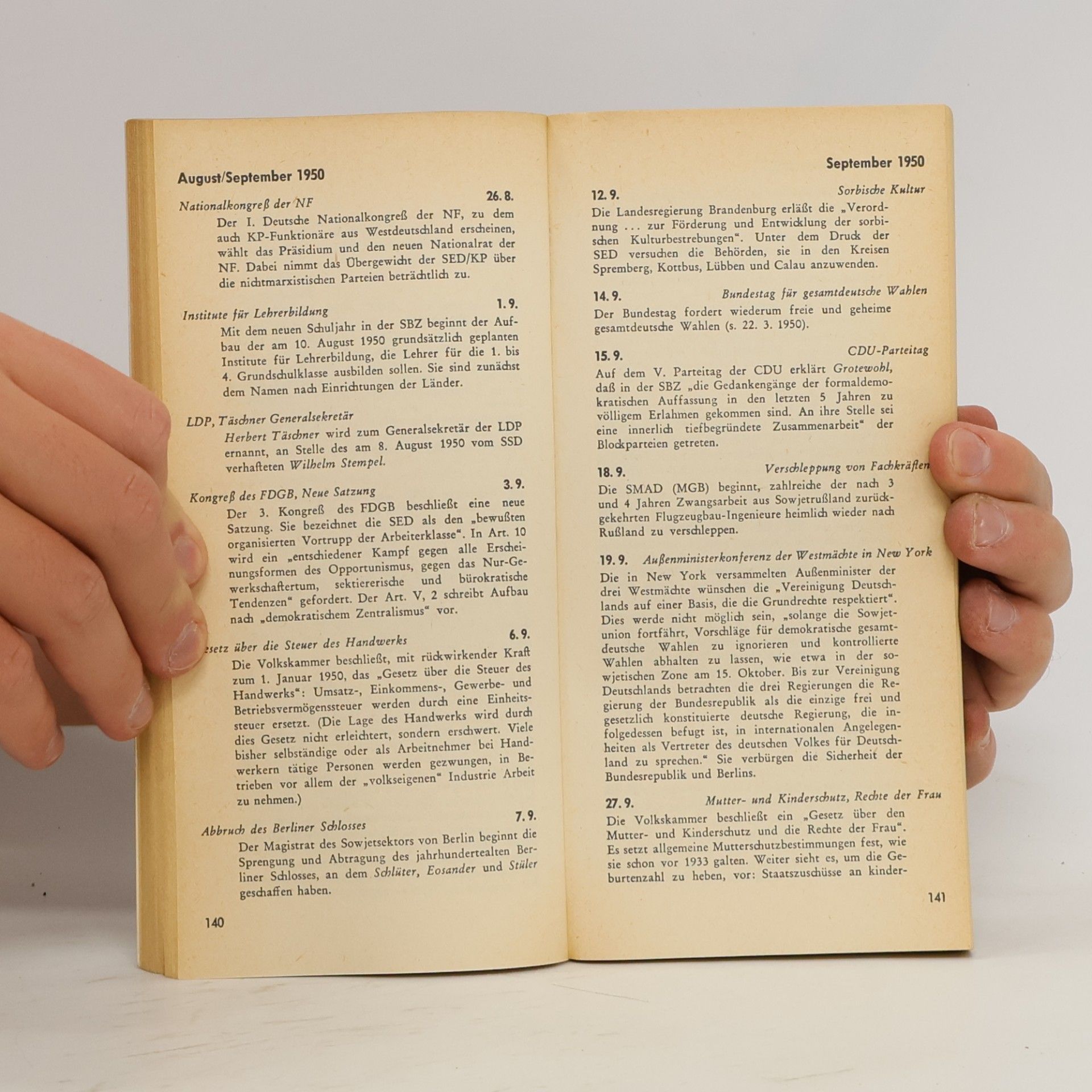Autorenkollektiv SBZ. Die Sowjetische Befatzungszone Deutschlands in den Jahren 1945 bis 1954