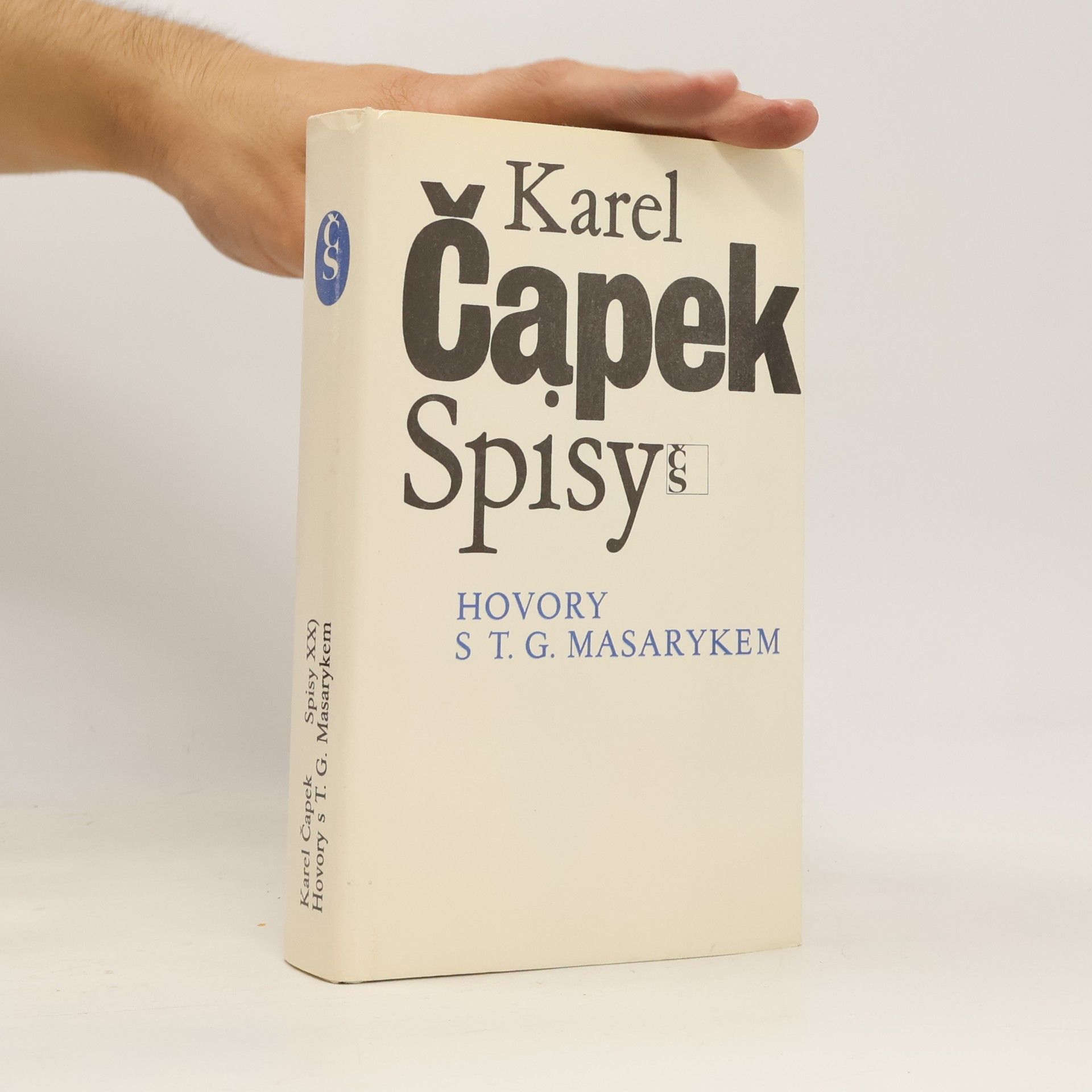 Karel Čapek Hovory s T. G. Masarykem