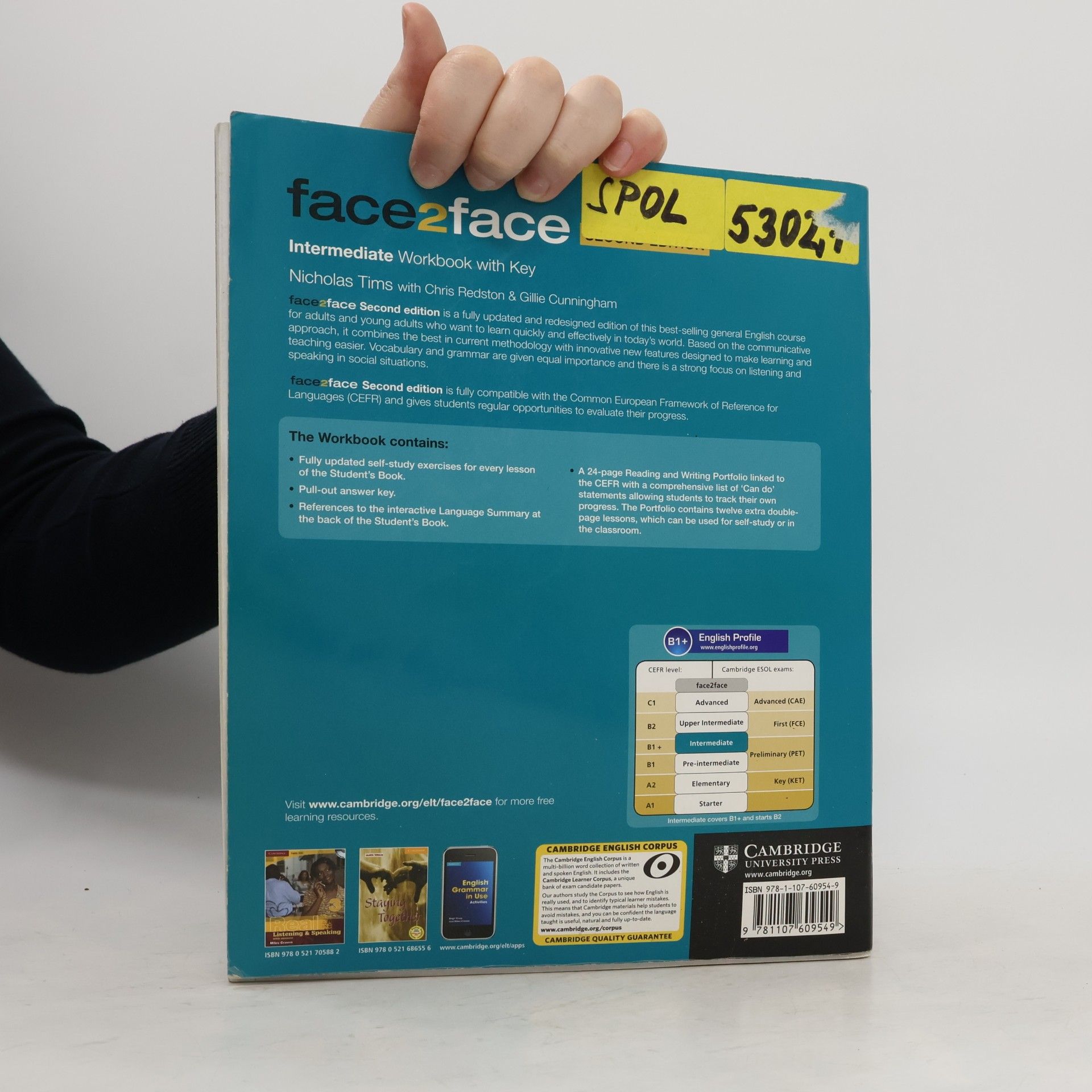 Nicholas Tims Face2face - Intermediate Workbook with Key