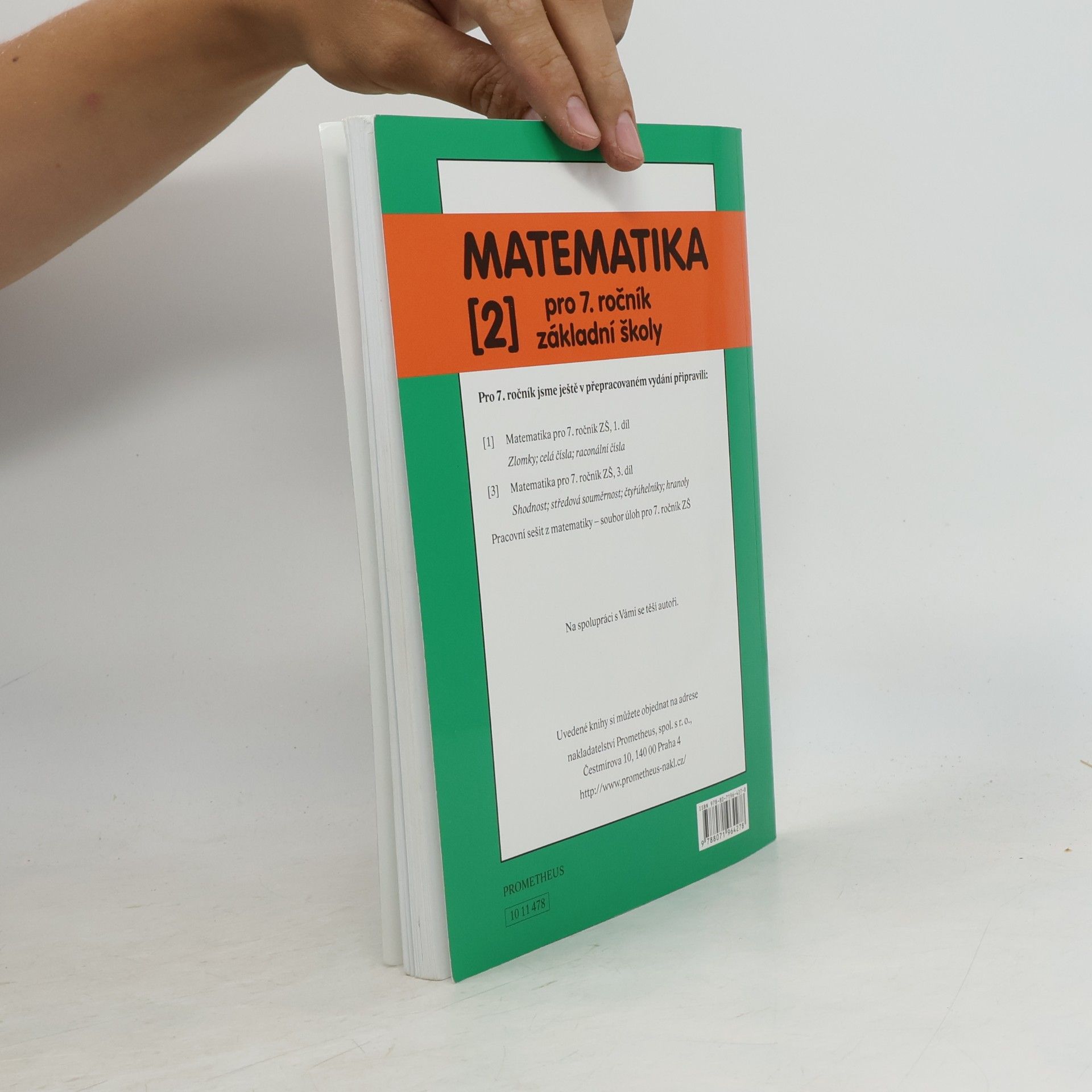 Oldřich Odvárko Matematika pro 7.ročník základní školy 2.díl