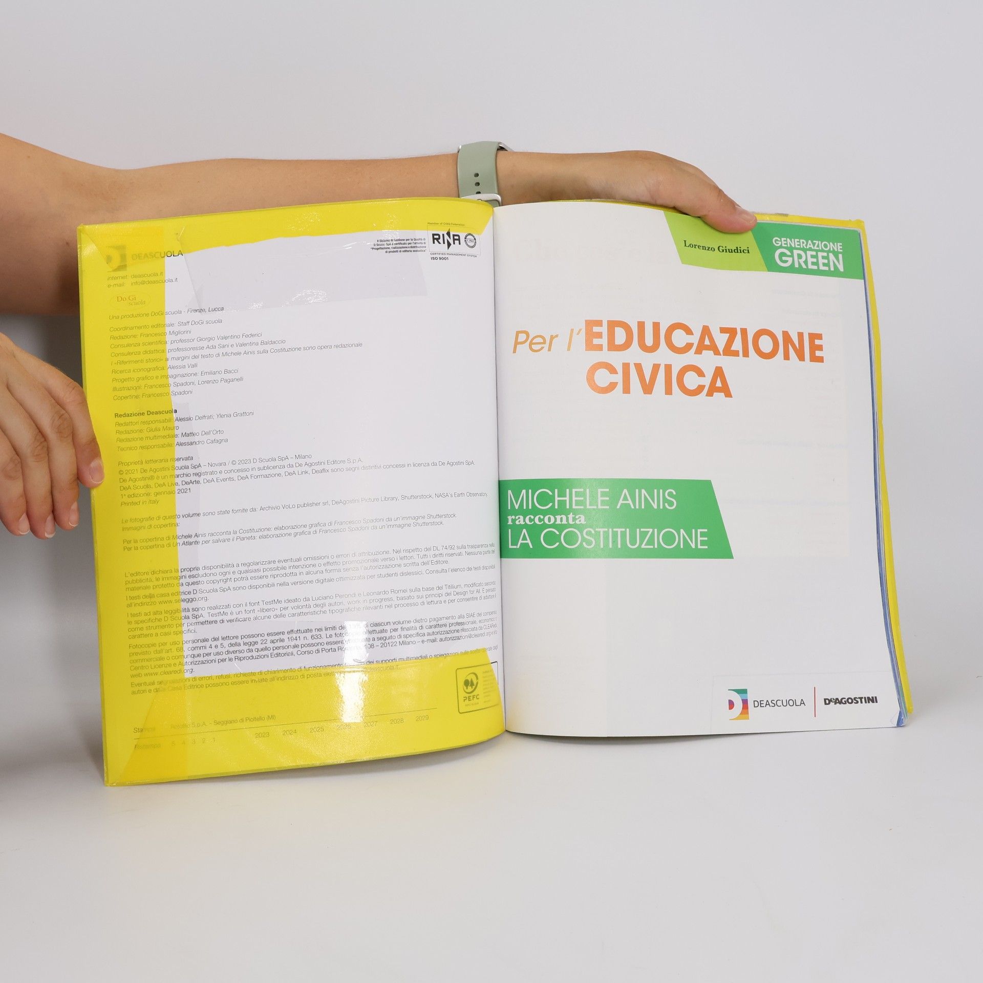 Lorenzo Giudici Per l’educazione civica. Un atlante per salvare il pianeta