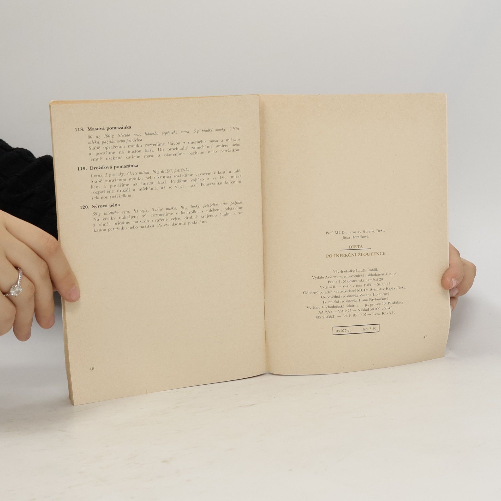Jaroslav Hořejší Dieta po infekční žloutence