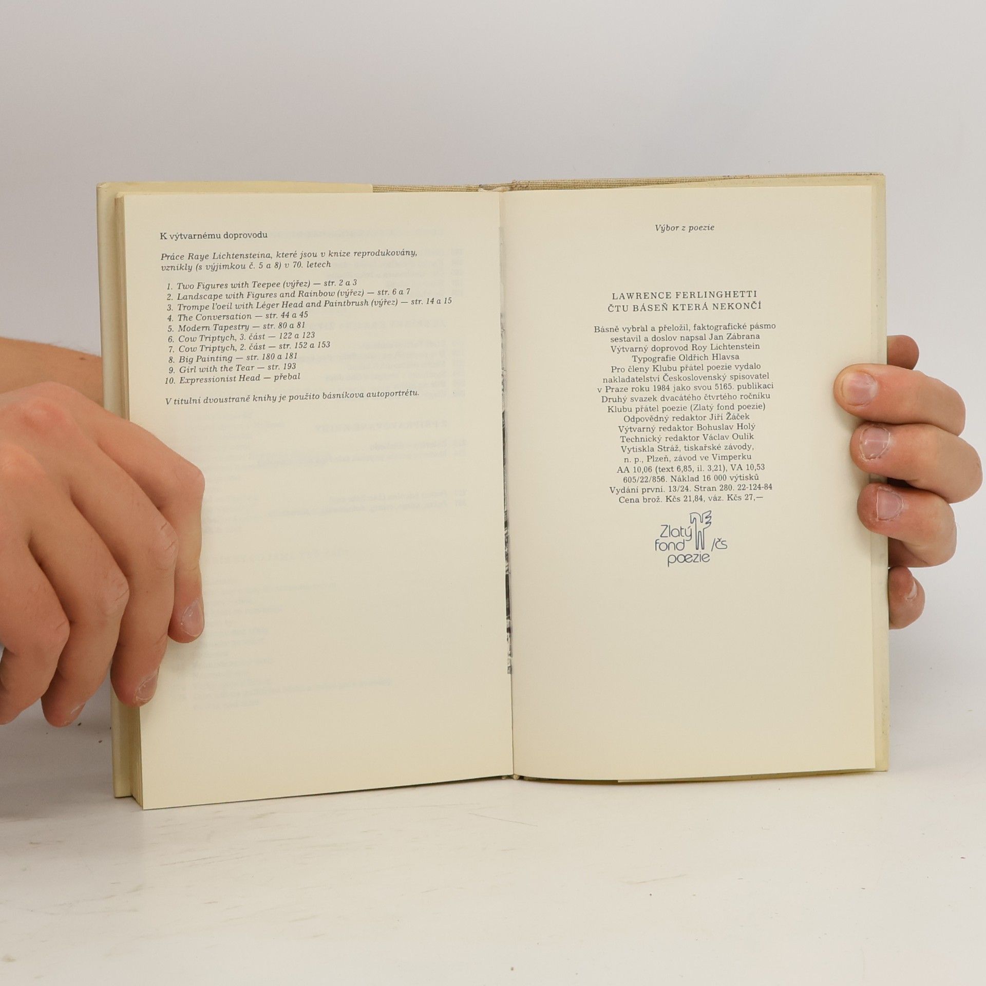 Lawrence Ferlinghetti Čtu báseň která nekončí