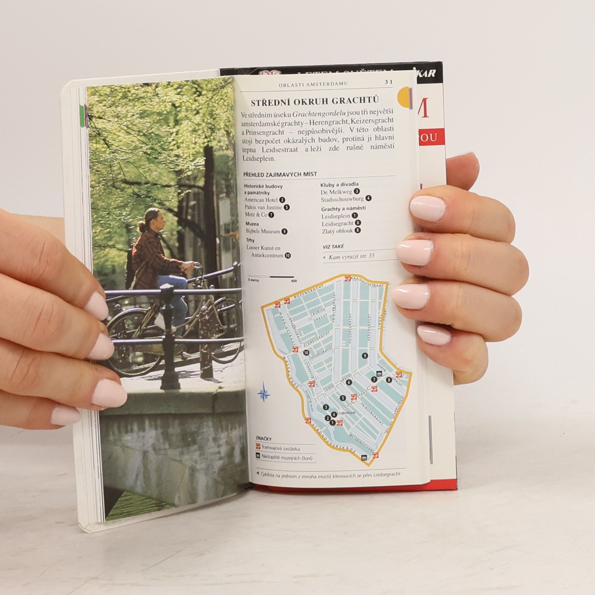 nezn. Amsterdam: Kapesní průvodce s mapou