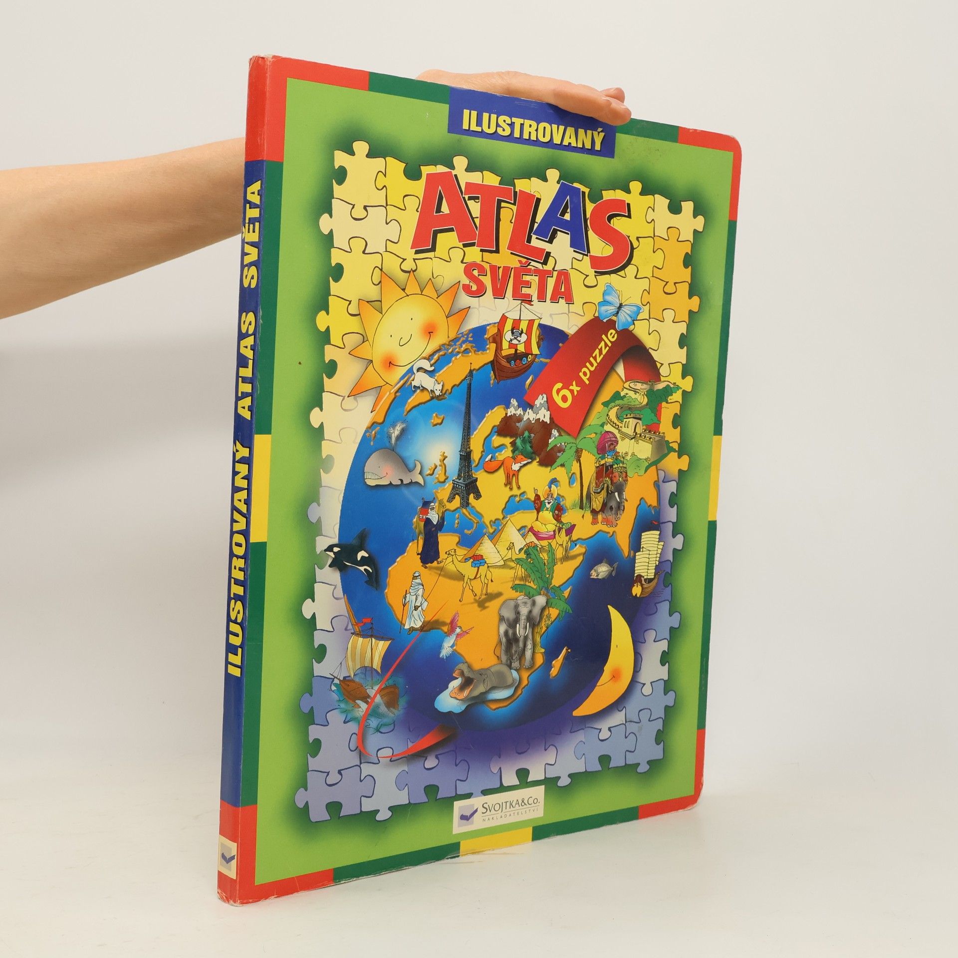 Various authors Ilustrovaný atlas světa. 6 x puzzle