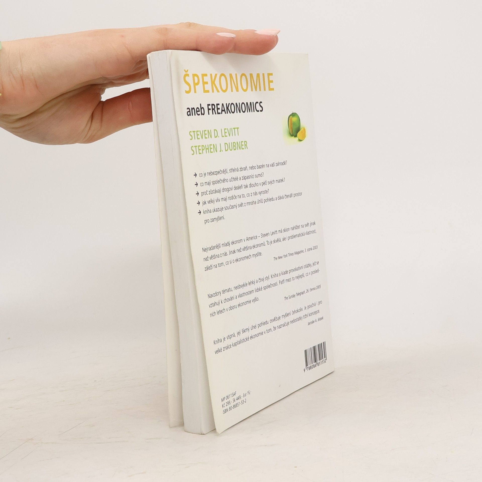 Steven D. Levitt Špekonomie aneb Freakonomics