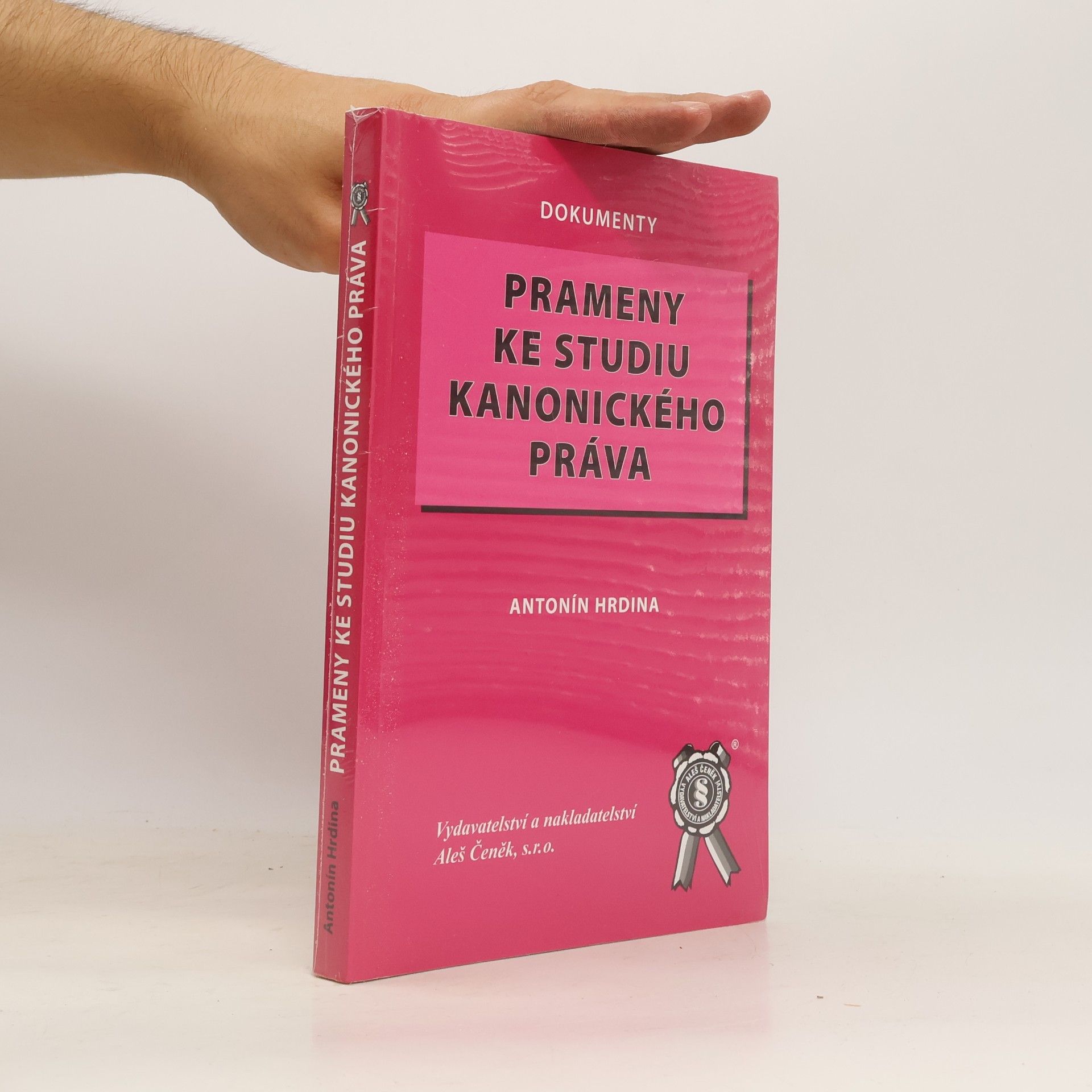 Ignác Antonín Hrdina Prameny ke studiu kanonického práva