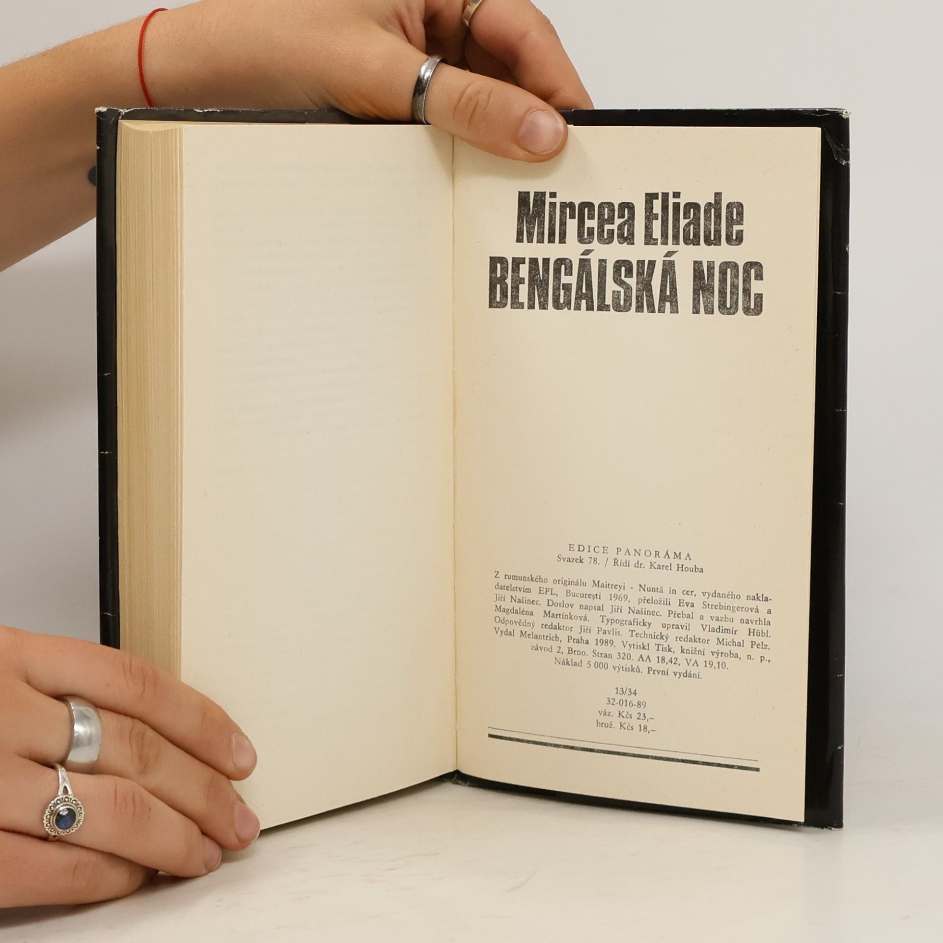 Mircea Eliade Bengálská noc