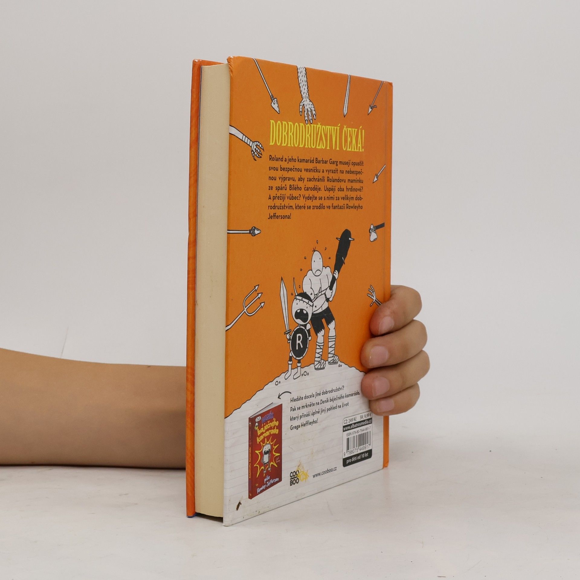 Jeff Kinney Dobrodružství báječných kamarádů. Píše Rowley Jefferson