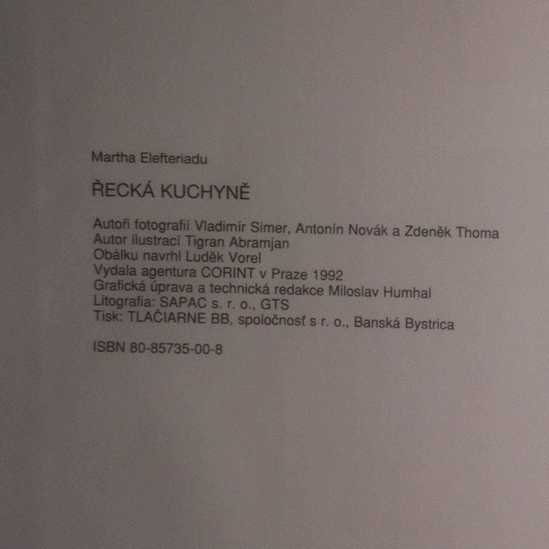 Martha Elefteriadu Řecká kuchyně