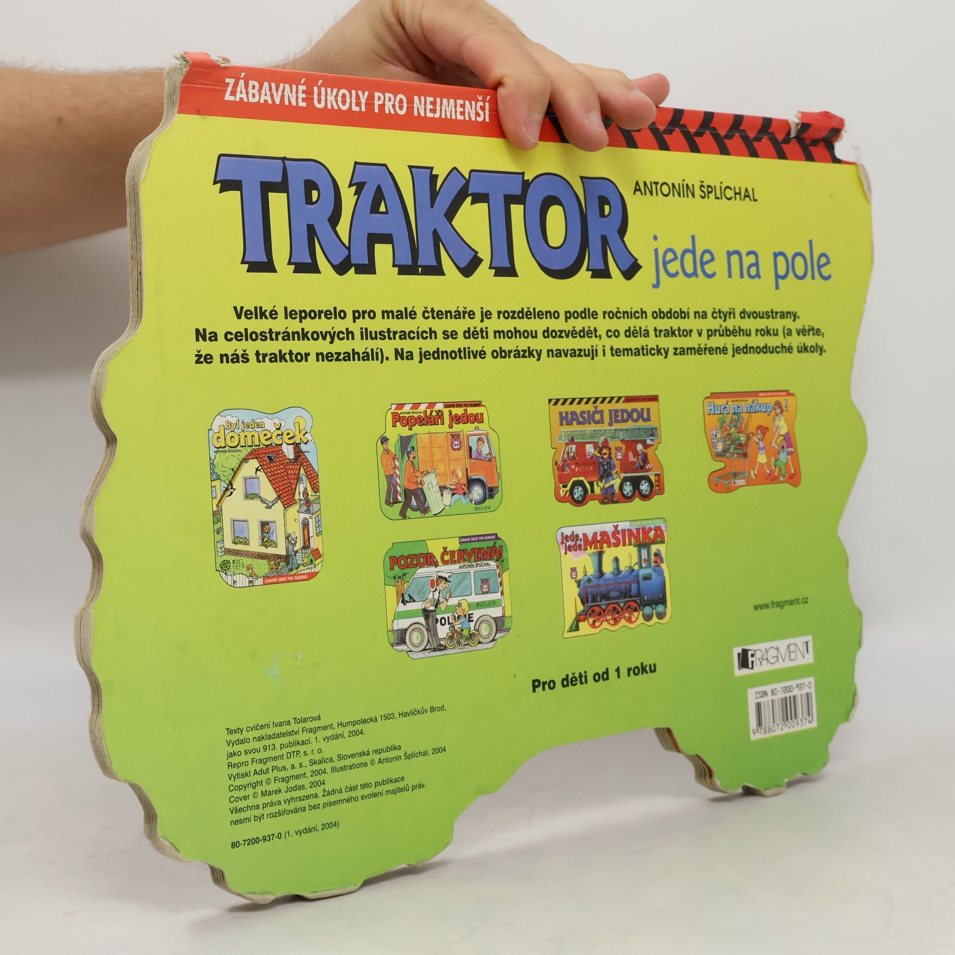Antonín Šplíchal Traktor jede na pole